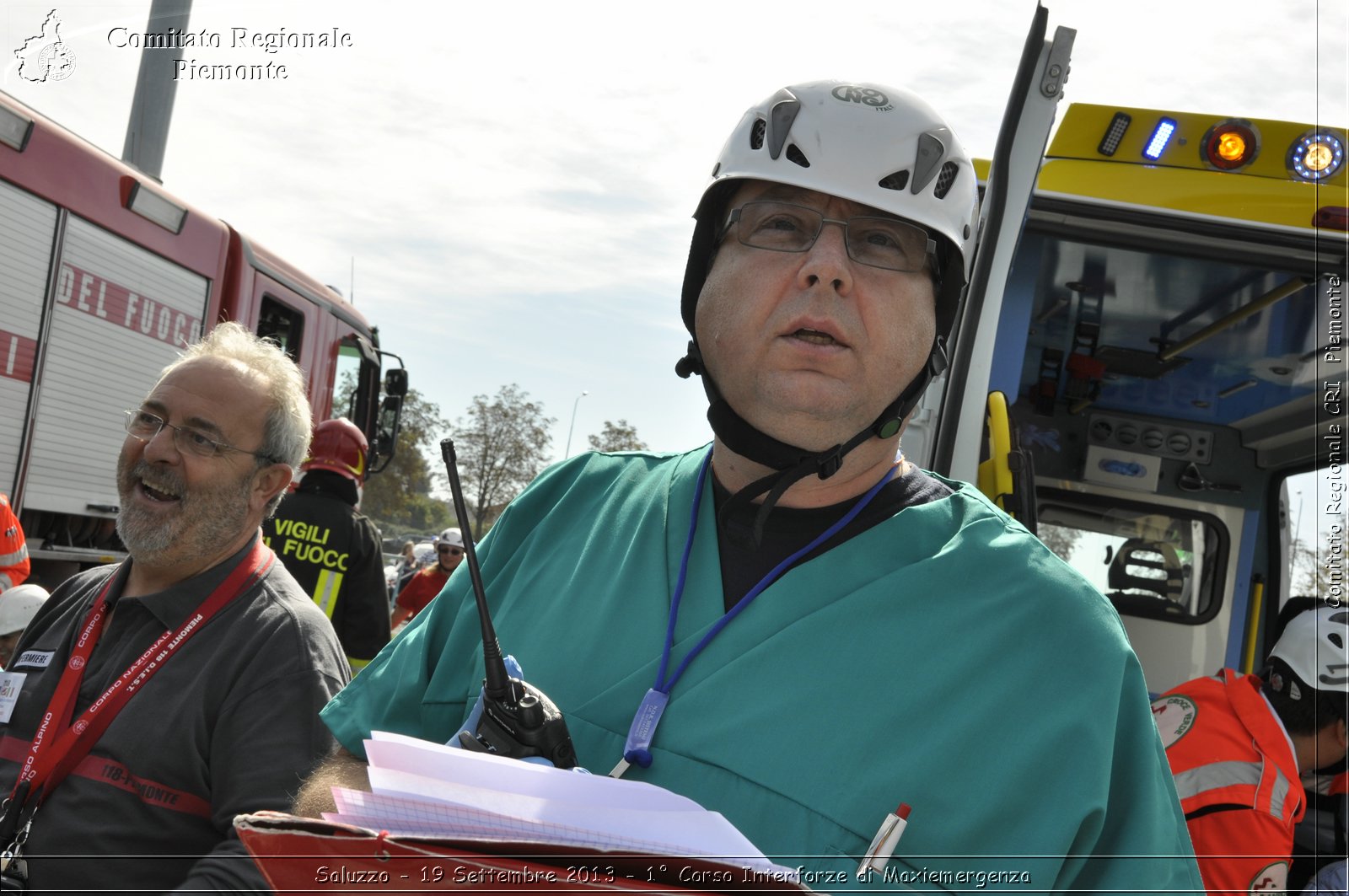 Saluzzo - 19 Settembre 2013 - 1 Corso Interforze di Maxiemergenza - Croce Rossa Italiana - Comitato Regionale del Piemonte