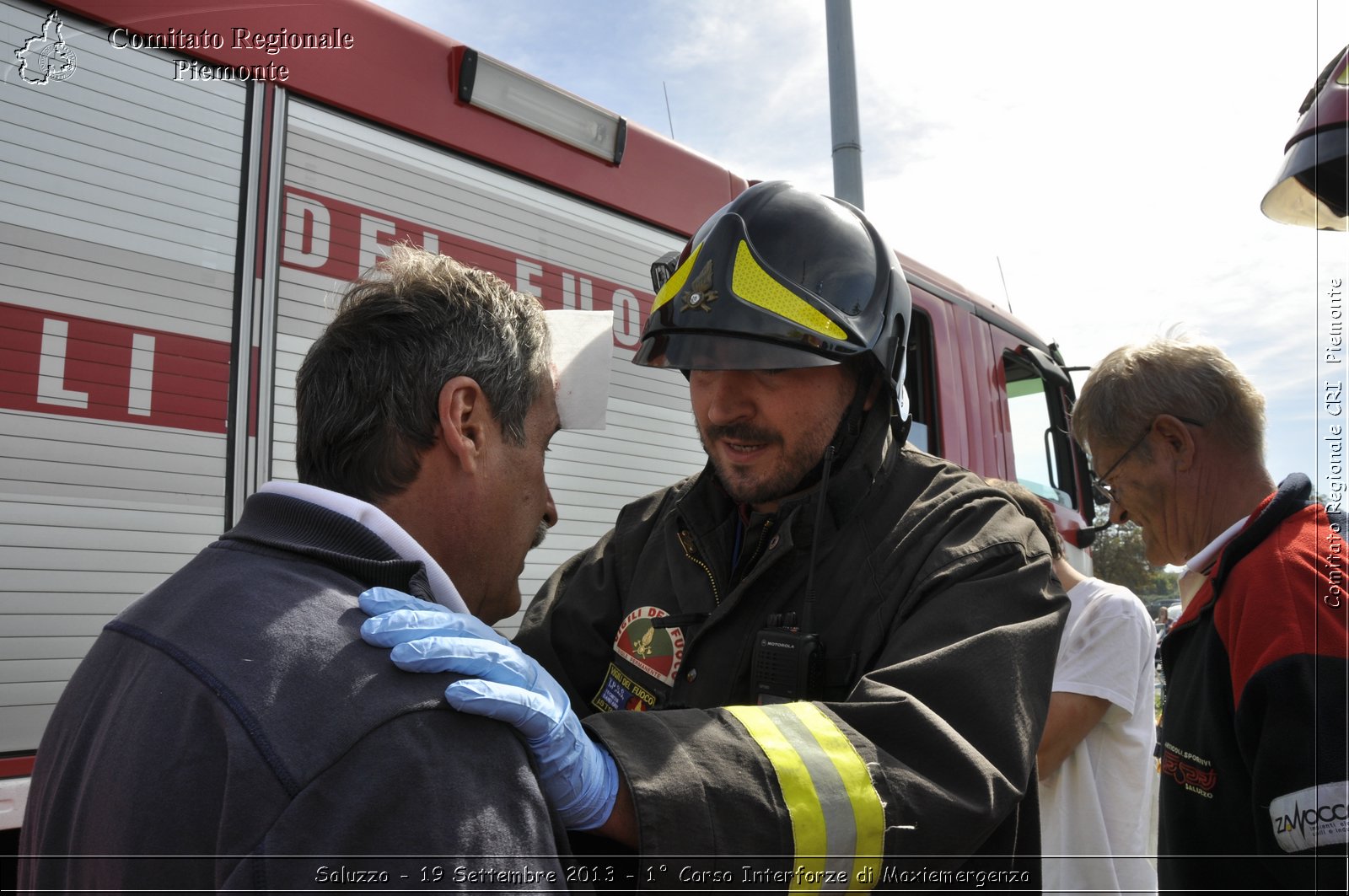 Saluzzo - 19 Settembre 2013 - 1 Corso Interforze di Maxiemergenza - Croce Rossa Italiana - Comitato Regionale del Piemonte