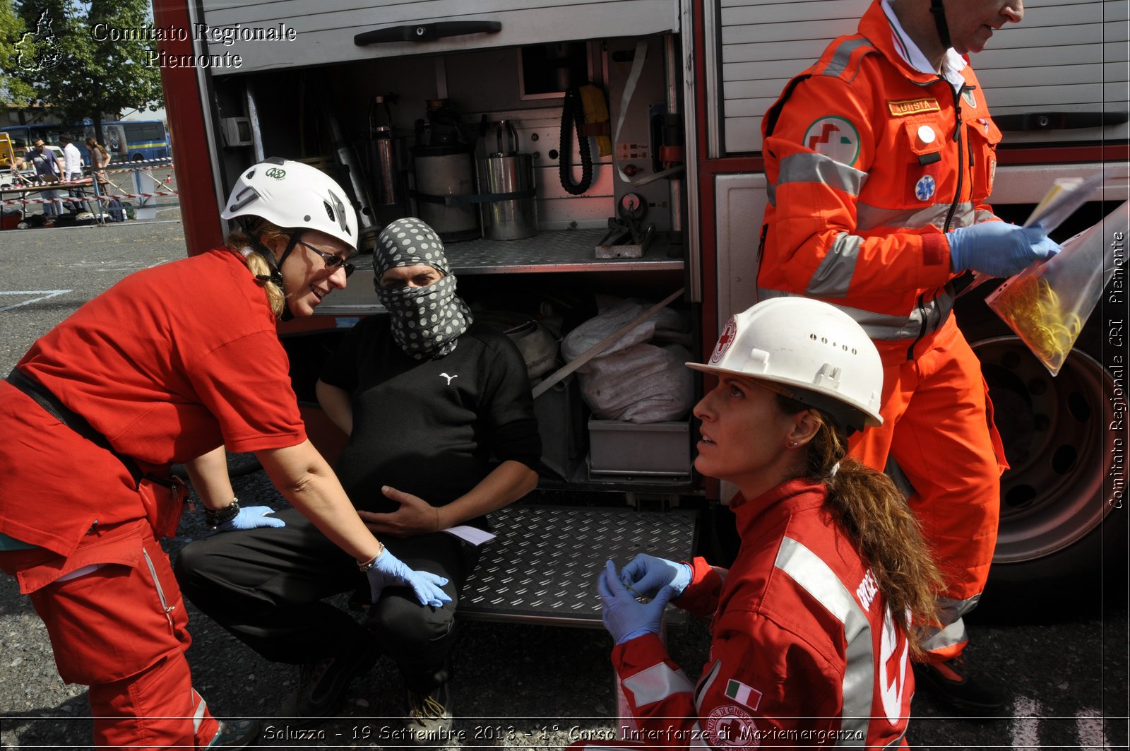 Saluzzo - 19 Settembre 2013 - 1 Corso Interforze di Maxiemergenza - Croce Rossa Italiana - Comitato Regionale del Piemonte