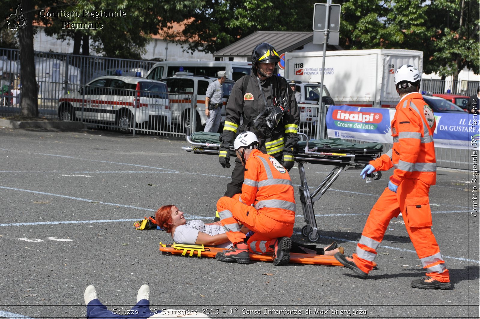 Saluzzo - 19 Settembre 2013 - 1 Corso Interforze di Maxiemergenza - Croce Rossa Italiana - Comitato Regionale del Piemonte