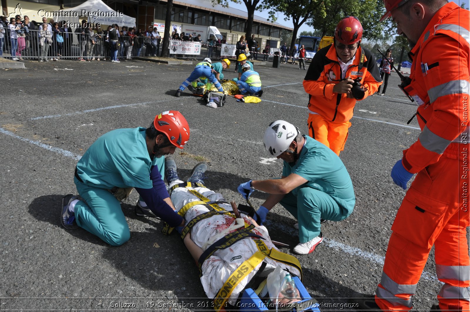 Saluzzo - 19 Settembre 2013 - 1 Corso Interforze di Maxiemergenza - Croce Rossa Italiana - Comitato Regionale del Piemonte