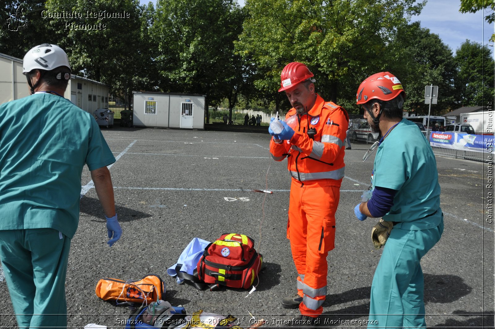 Saluzzo - 19 Settembre 2013 - 1 Corso Interforze di Maxiemergenza - Croce Rossa Italiana - Comitato Regionale del Piemonte