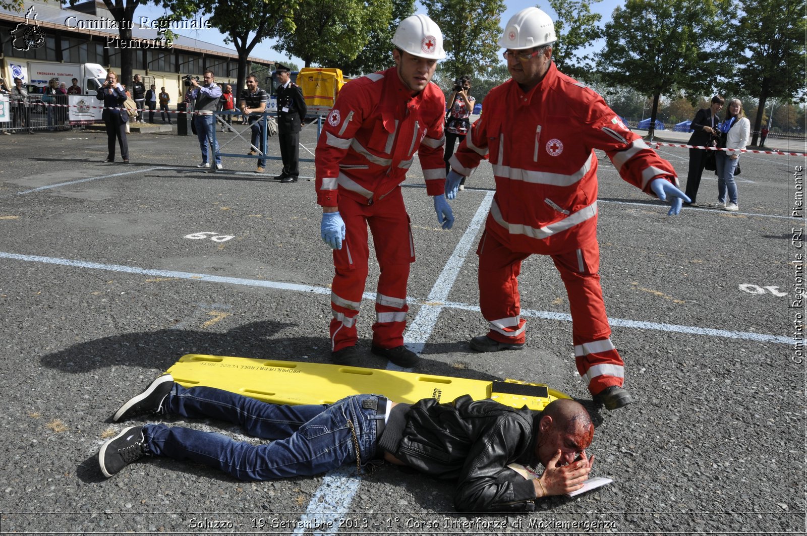 Saluzzo - 19 Settembre 2013 - 1 Corso Interforze di Maxiemergenza - Croce Rossa Italiana - Comitato Regionale del Piemonte