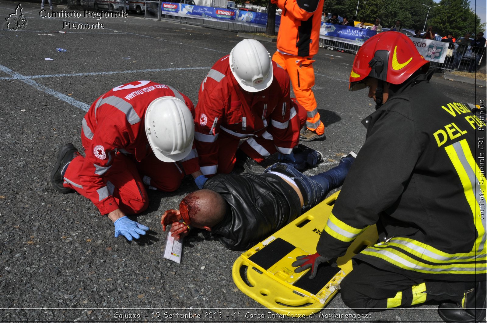 Saluzzo - 19 Settembre 2013 - 1 Corso Interforze di Maxiemergenza - Croce Rossa Italiana - Comitato Regionale del Piemonte