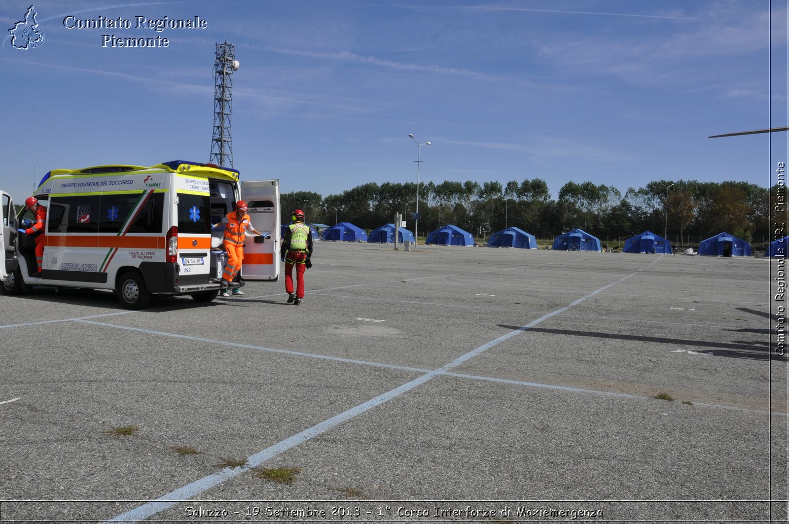 Saluzzo - 19 Settembre 2013 - 1 Corso Interforze di Maxiemergenza - Croce Rossa Italiana - Comitato Regionale del Piemonte