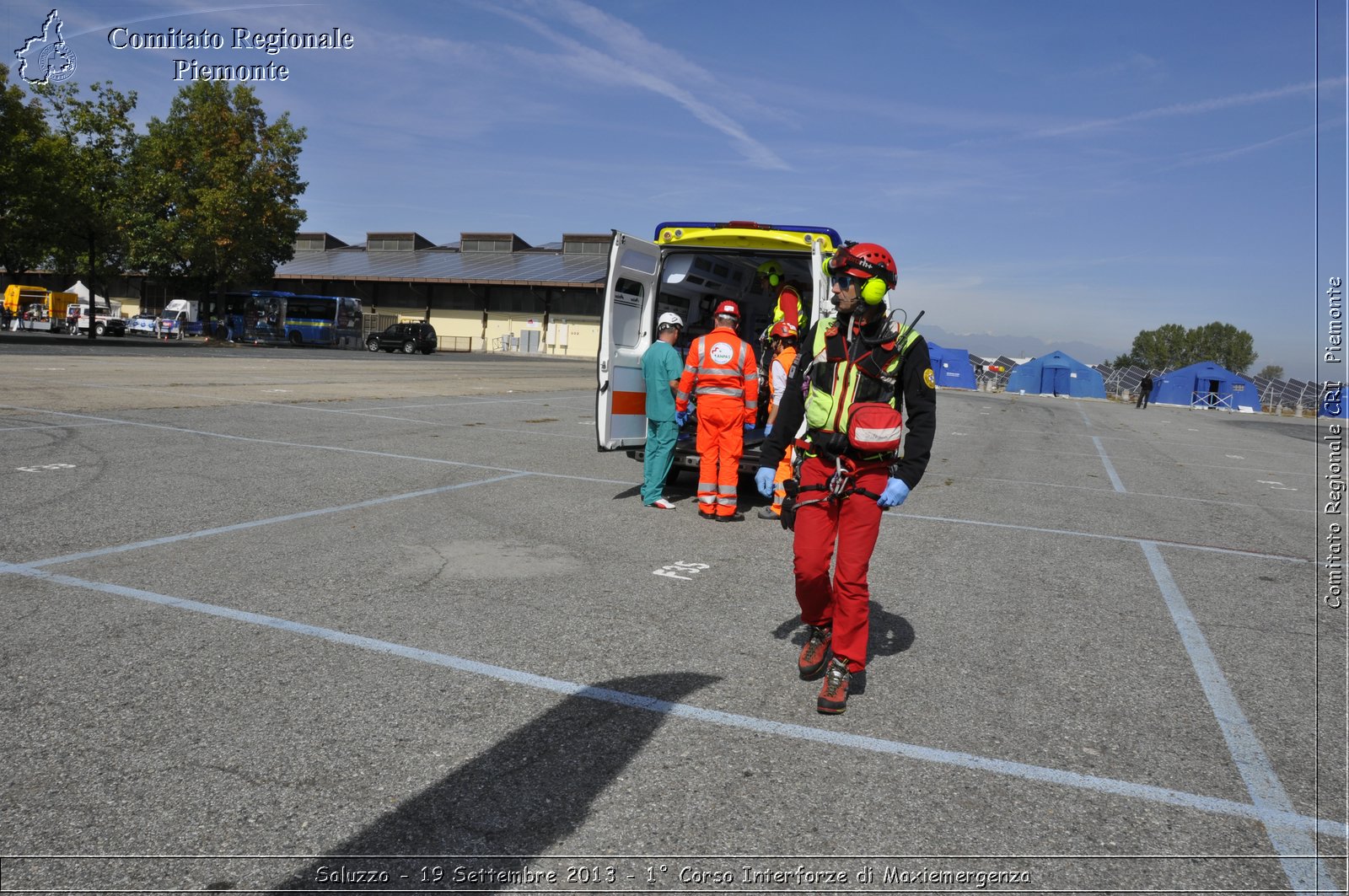 Saluzzo - 19 Settembre 2013 - 1 Corso Interforze di Maxiemergenza - Croce Rossa Italiana - Comitato Regionale del Piemonte