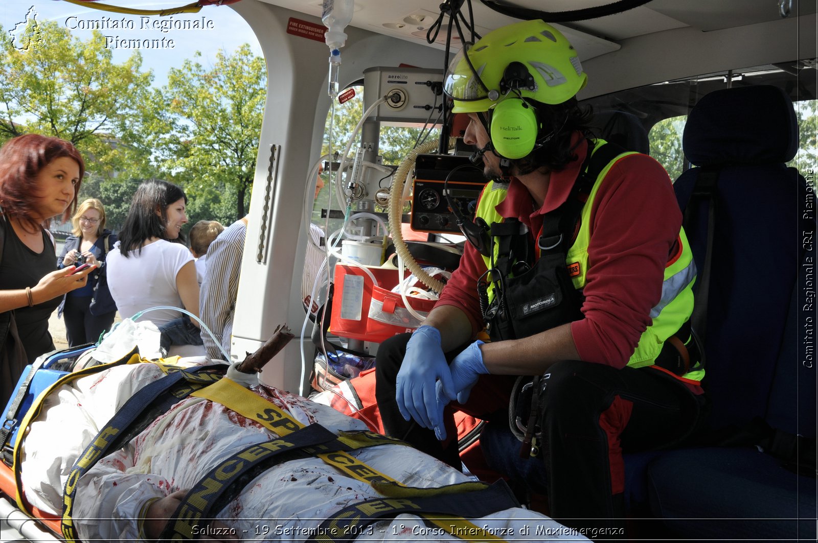 Saluzzo - 19 Settembre 2013 - 1 Corso Interforze di Maxiemergenza - Croce Rossa Italiana - Comitato Regionale del Piemonte