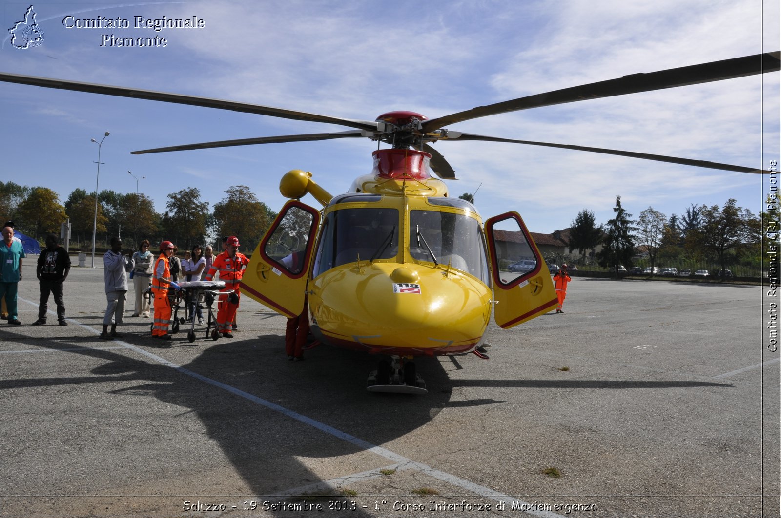 Saluzzo - 19 Settembre 2013 - 1 Corso Interforze di Maxiemergenza - Croce Rossa Italiana - Comitato Regionale del Piemonte