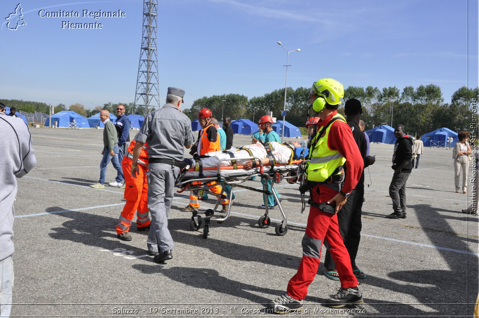 Saluzzo - 19 Settembre 2013 - 1 Corso Interforze di Maxiemergenza - Croce Rossa Italiana - Comitato Regionale del Piemonte