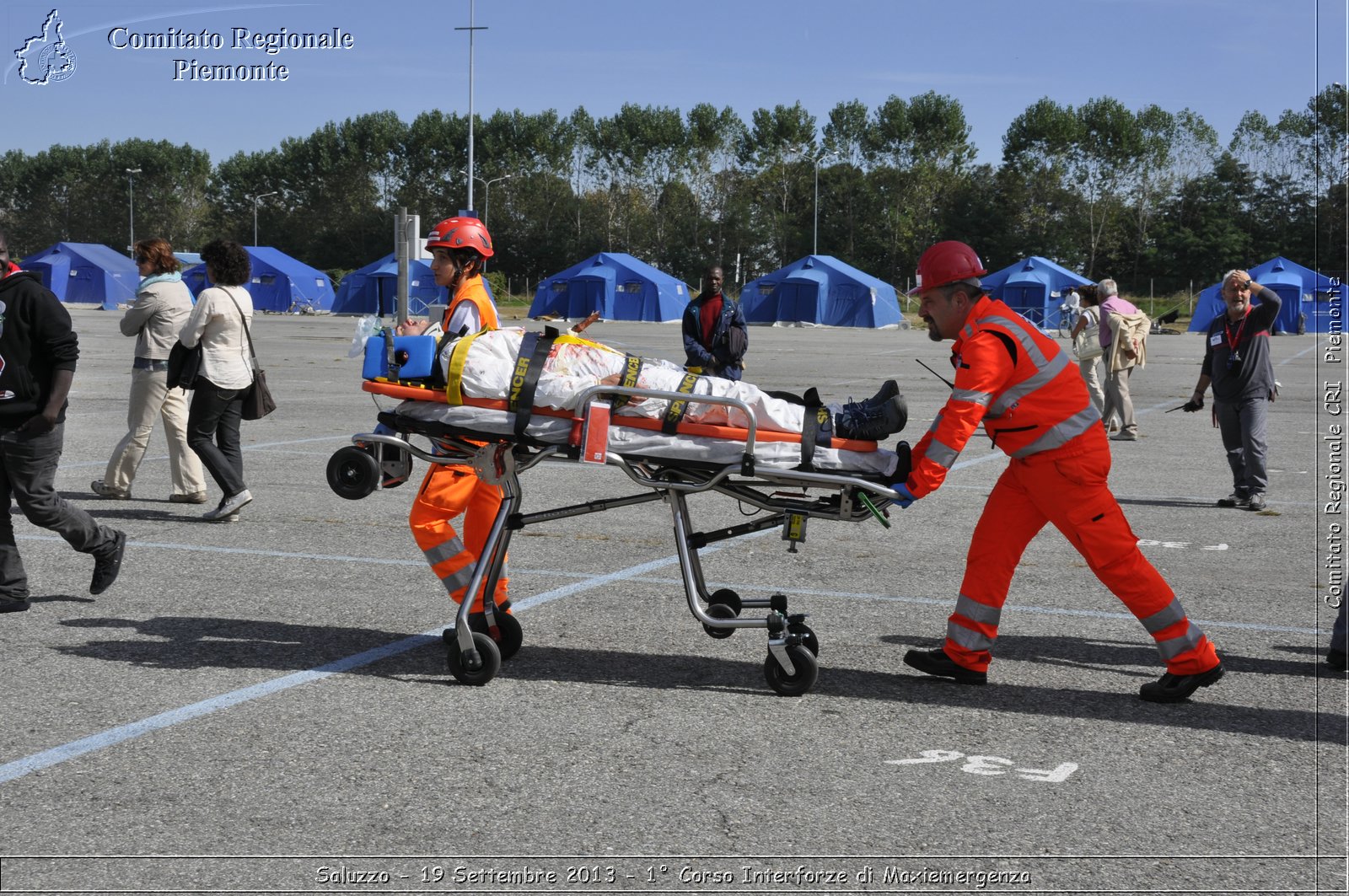 Saluzzo - 19 Settembre 2013 - 1 Corso Interforze di Maxiemergenza - Croce Rossa Italiana - Comitato Regionale del Piemonte