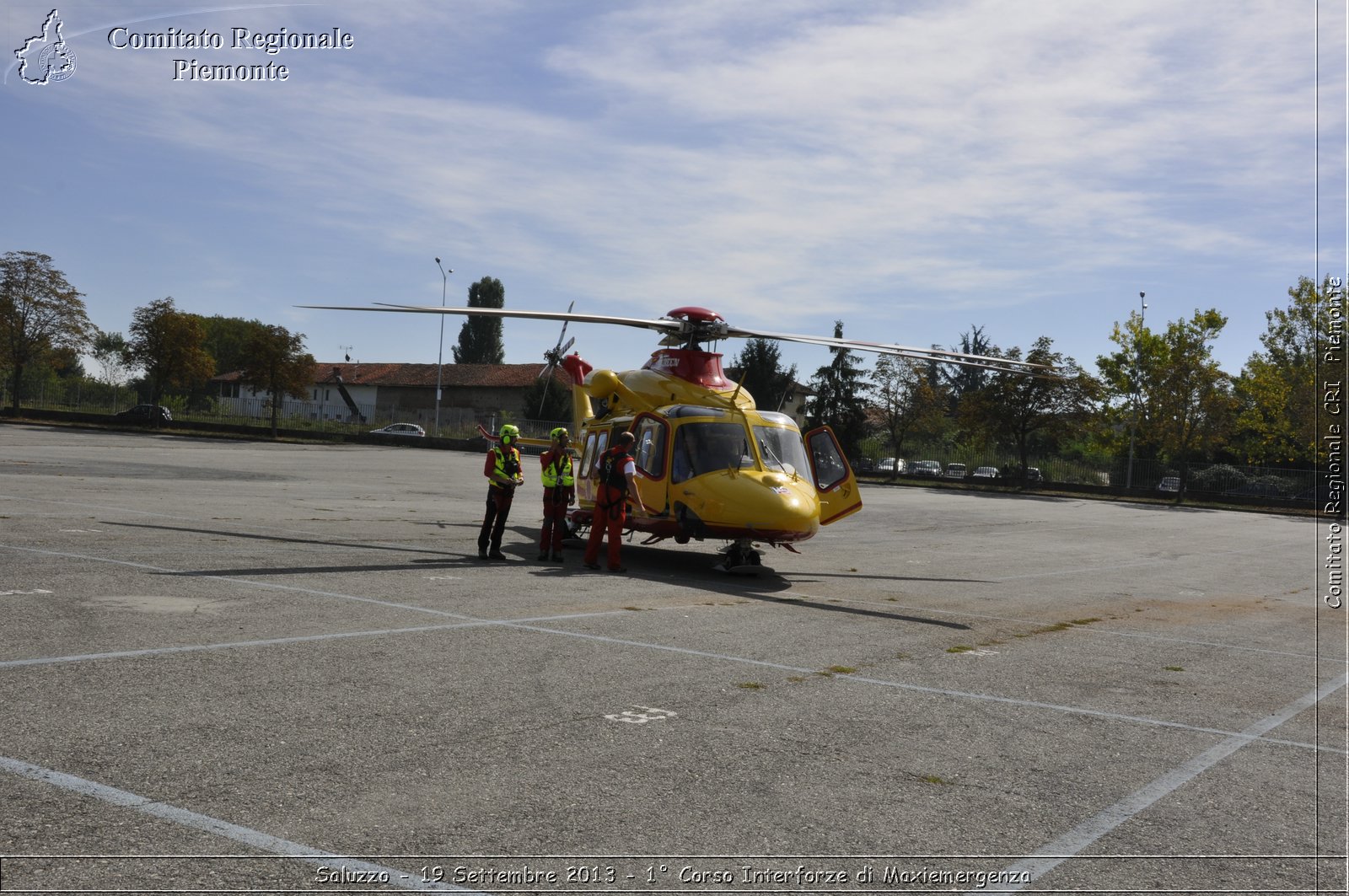 Saluzzo - 19 Settembre 2013 - 1 Corso Interforze di Maxiemergenza - Croce Rossa Italiana - Comitato Regionale del Piemonte