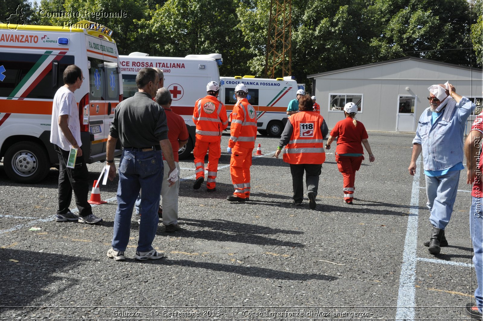 Saluzzo - 19 Settembre 2013 - 1 Corso Interforze di Maxiemergenza - Croce Rossa Italiana - Comitato Regionale del Piemonte