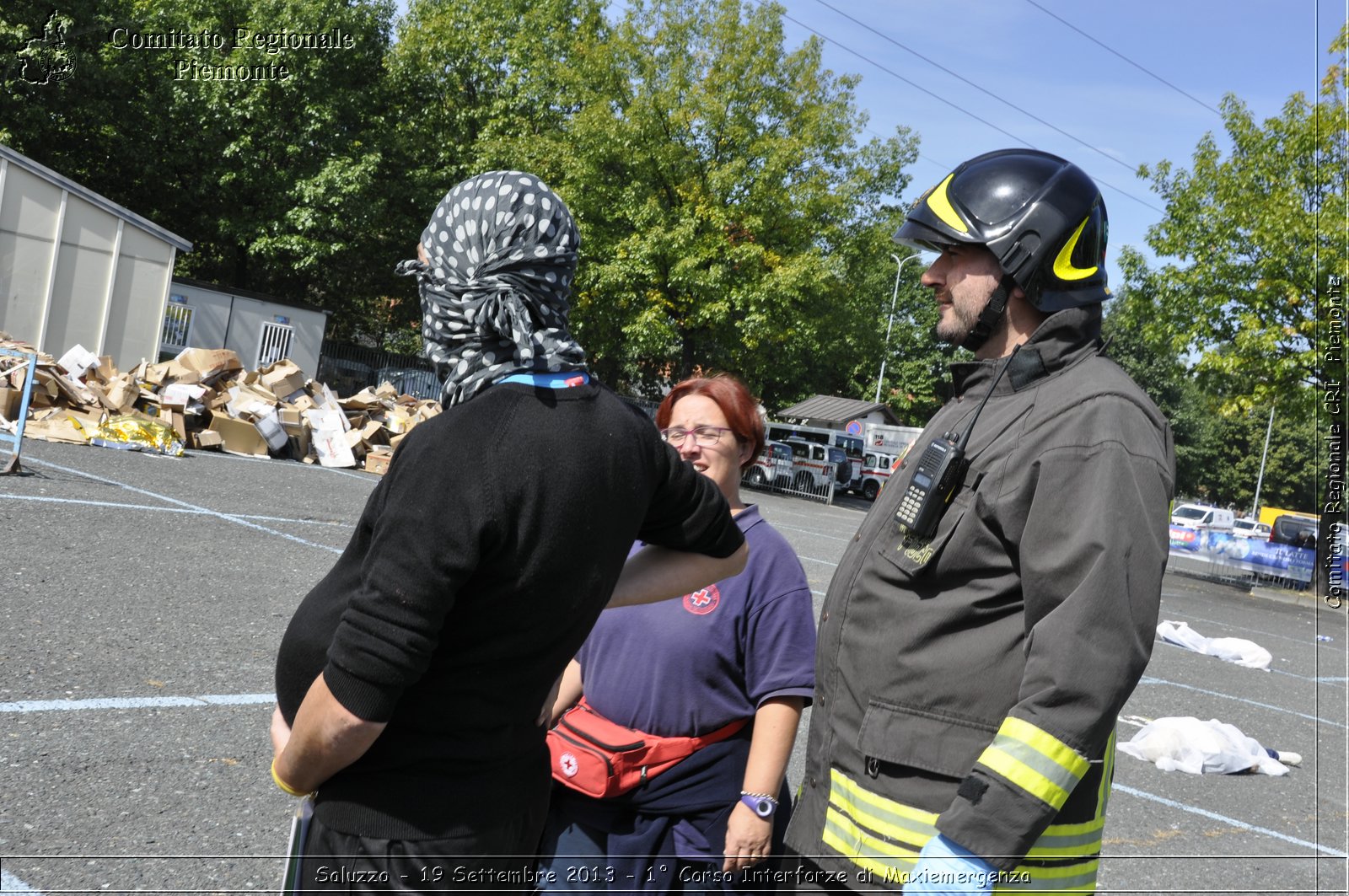 Saluzzo - 19 Settembre 2013 - 1 Corso Interforze di Maxiemergenza - Croce Rossa Italiana - Comitato Regionale del Piemonte