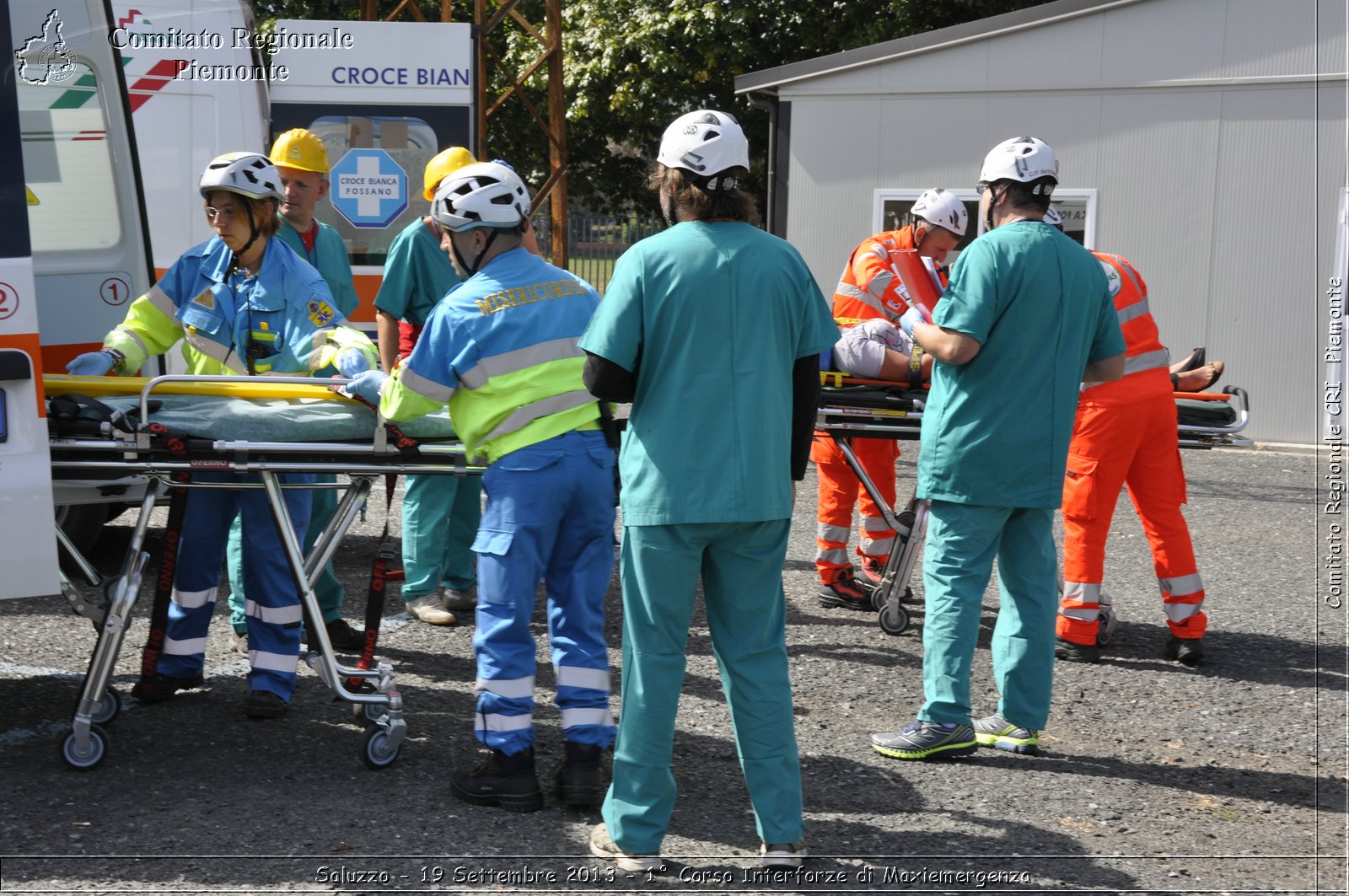 Saluzzo - 19 Settembre 2013 - 1 Corso Interforze di Maxiemergenza - Croce Rossa Italiana - Comitato Regionale del Piemonte