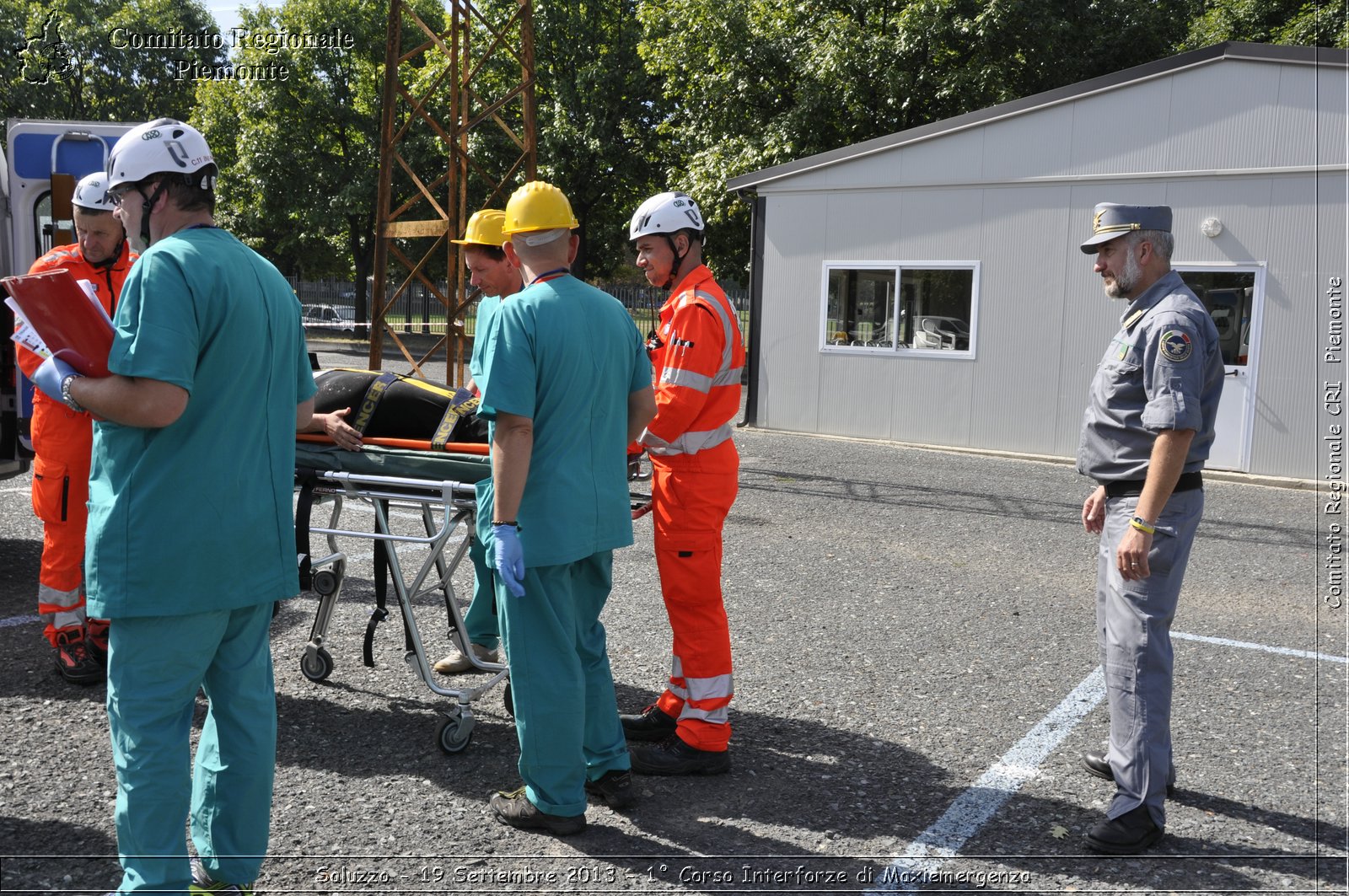 Saluzzo - 19 Settembre 2013 - 1 Corso Interforze di Maxiemergenza - Croce Rossa Italiana - Comitato Regionale del Piemonte