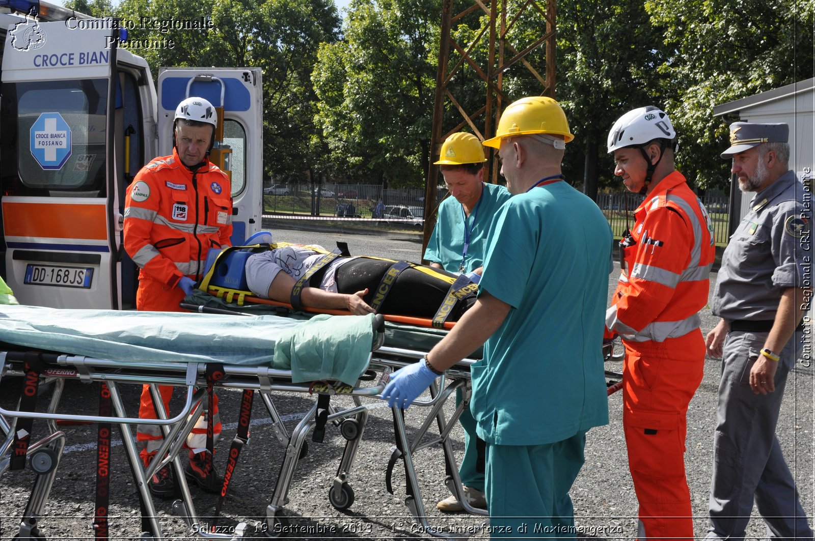 Saluzzo - 19 Settembre 2013 - 1 Corso Interforze di Maxiemergenza - Croce Rossa Italiana - Comitato Regionale del Piemonte