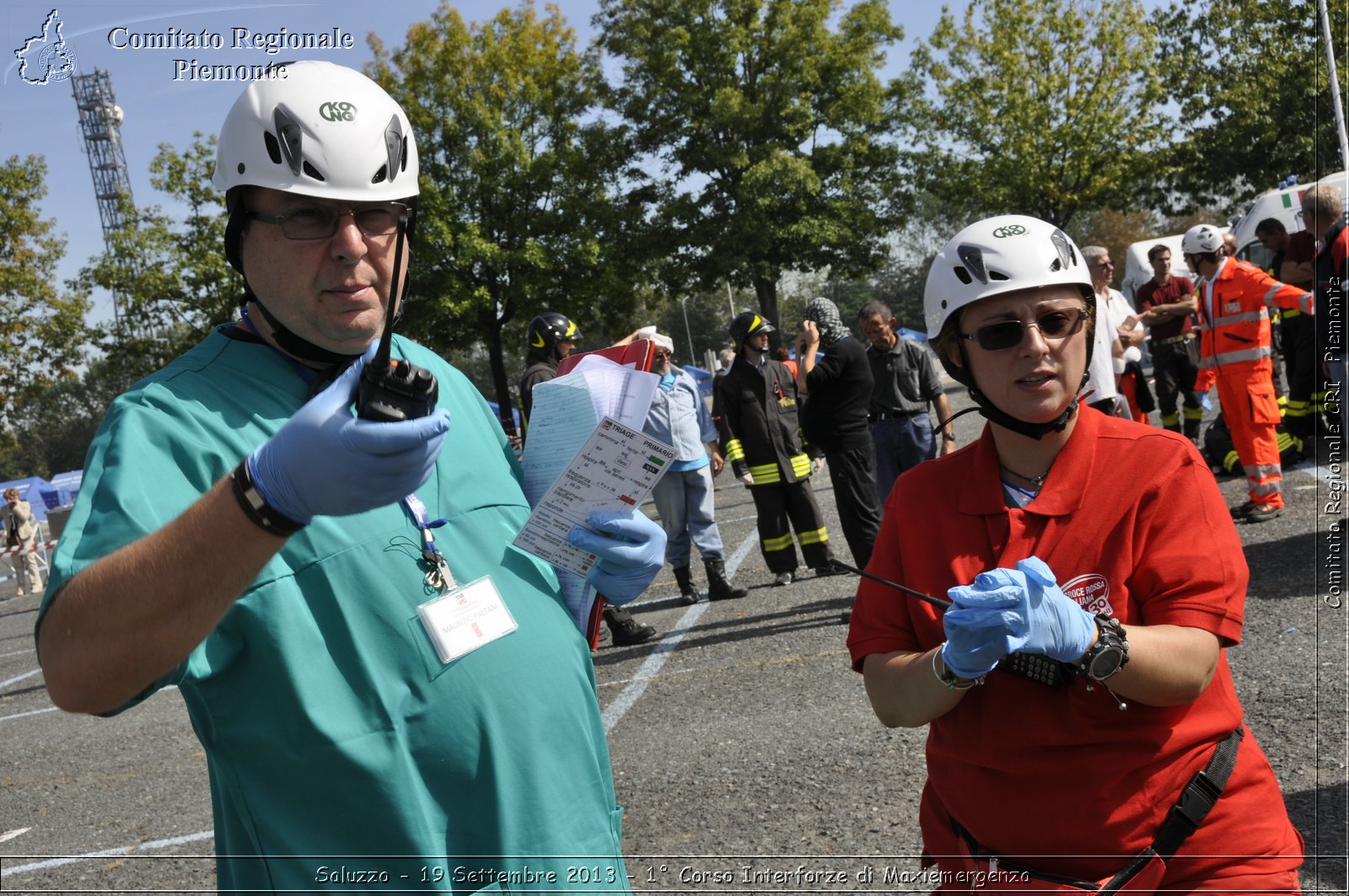 Saluzzo - 19 Settembre 2013 - 1 Corso Interforze di Maxiemergenza - Croce Rossa Italiana - Comitato Regionale del Piemonte