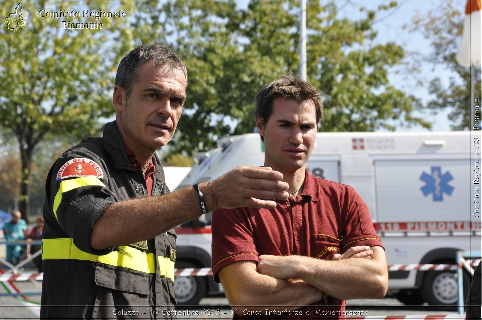 Saluzzo - 19 Settembre 2013 - 1 Corso Interforze di Maxiemergenza - Croce Rossa Italiana - Comitato Regionale del Piemonte