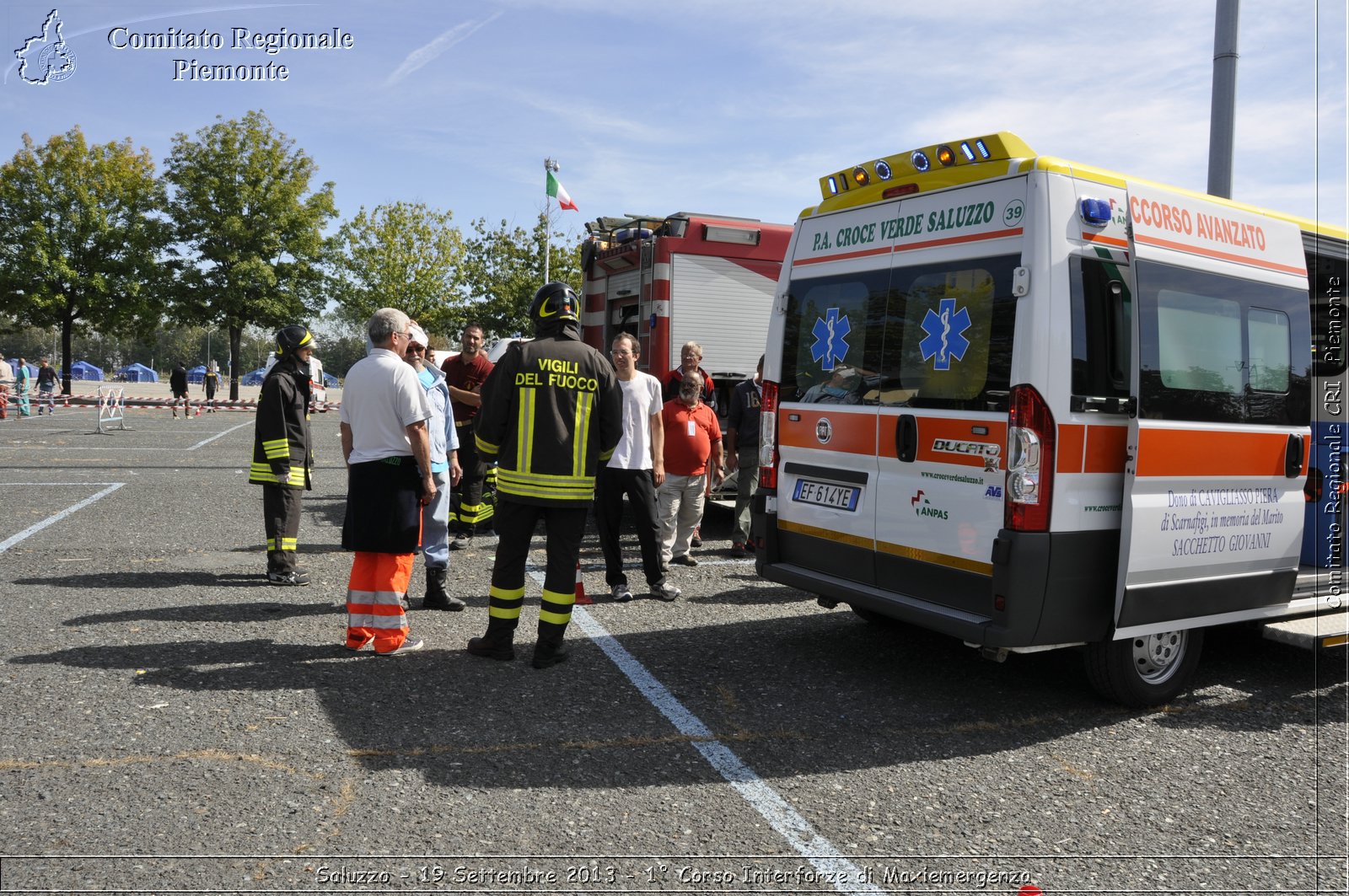 Saluzzo - 19 Settembre 2013 - 1 Corso Interforze di Maxiemergenza - Croce Rossa Italiana - Comitato Regionale del Piemonte