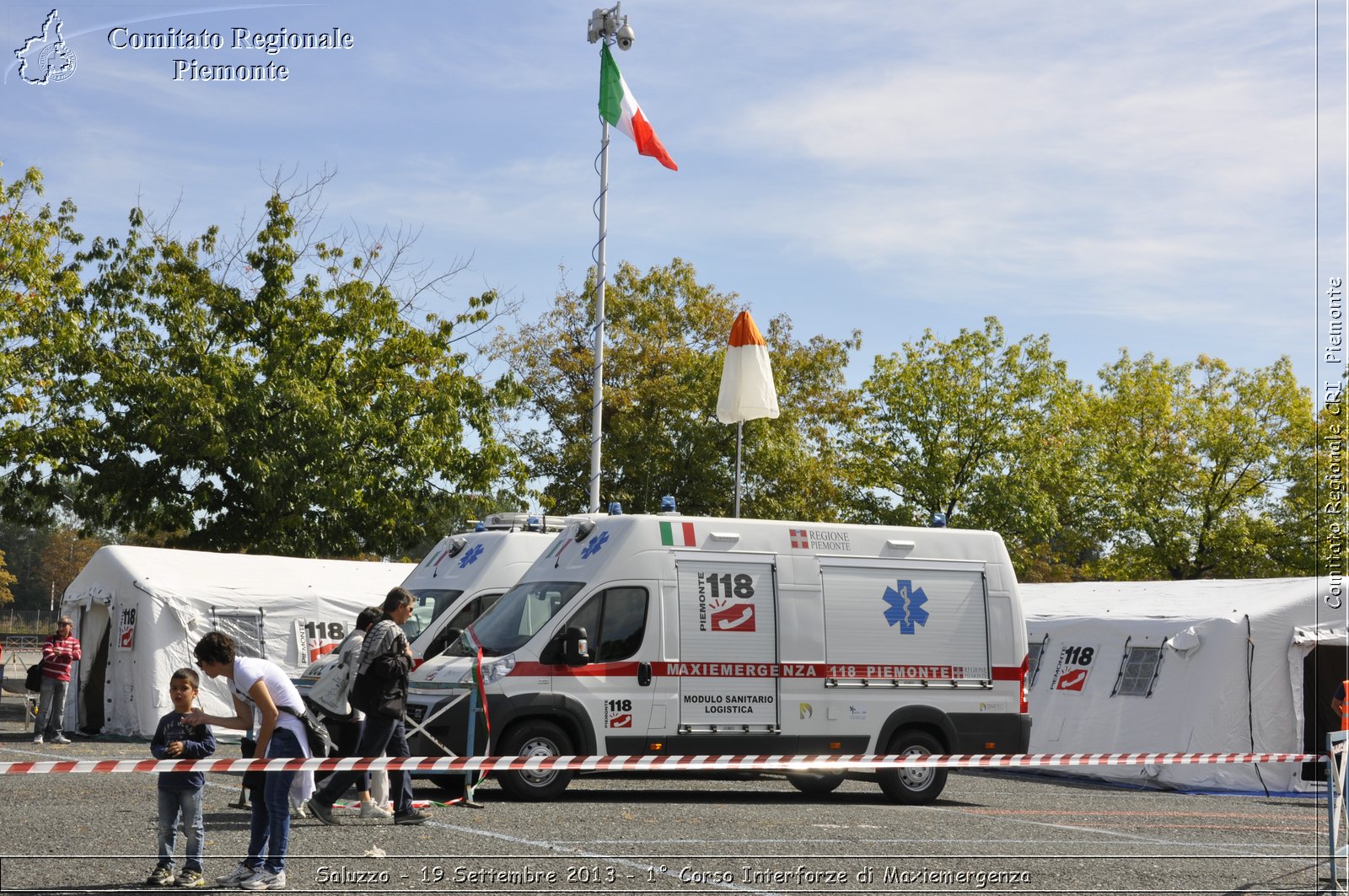 Saluzzo - 19 Settembre 2013 - 1 Corso Interforze di Maxiemergenza - Croce Rossa Italiana - Comitato Regionale del Piemonte