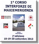 Saluzzo - 19 Settembre 2013 - 1 Corso Interforze di Maxiemergenza - Croce Rossa Italiana - Comitato Regionale del Piemonte