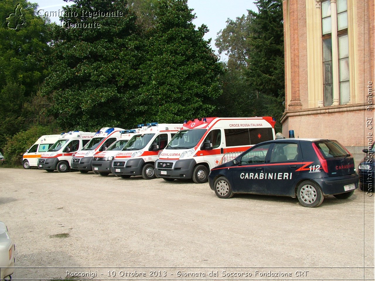 Racconigi - 10 Ottobre 2013 - Giornata del Soccorso Fondazione CRT - Croce Rossa Italiana - Comitato Regionale del Piemonte