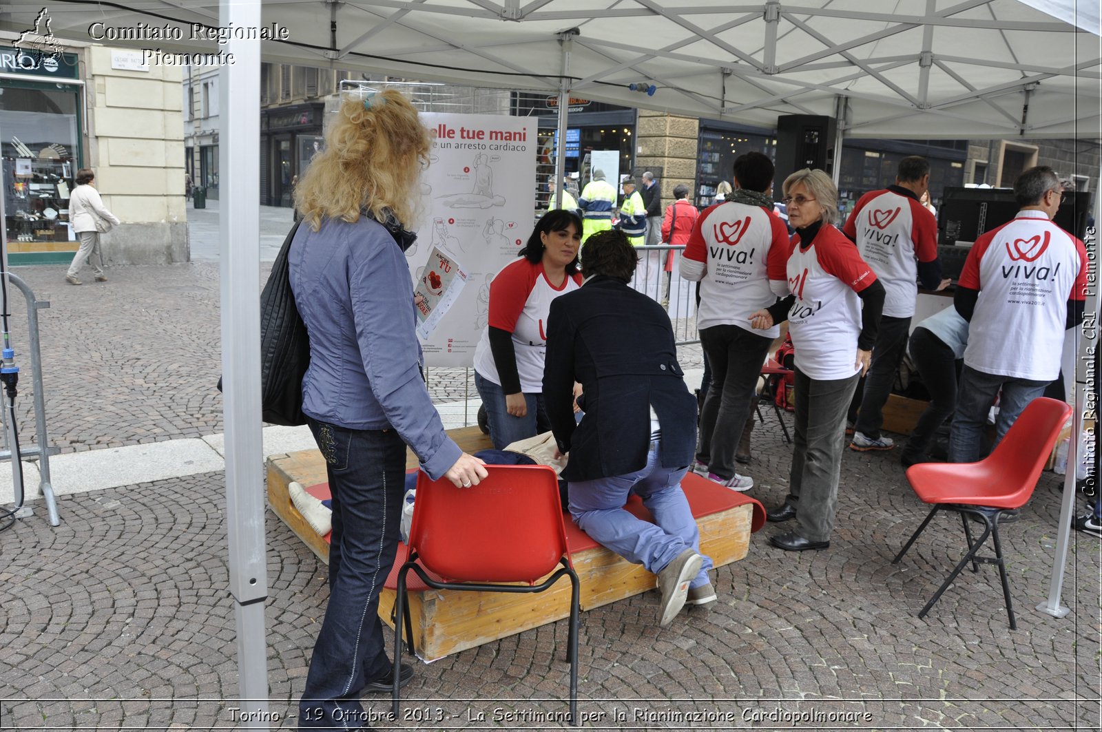 Torino - 19 Ottobre 2013 - La Settimana per la Rianimazione Cardiopolmonare - Croce Rossa Italiana - Comitato Regionale del Piemonte