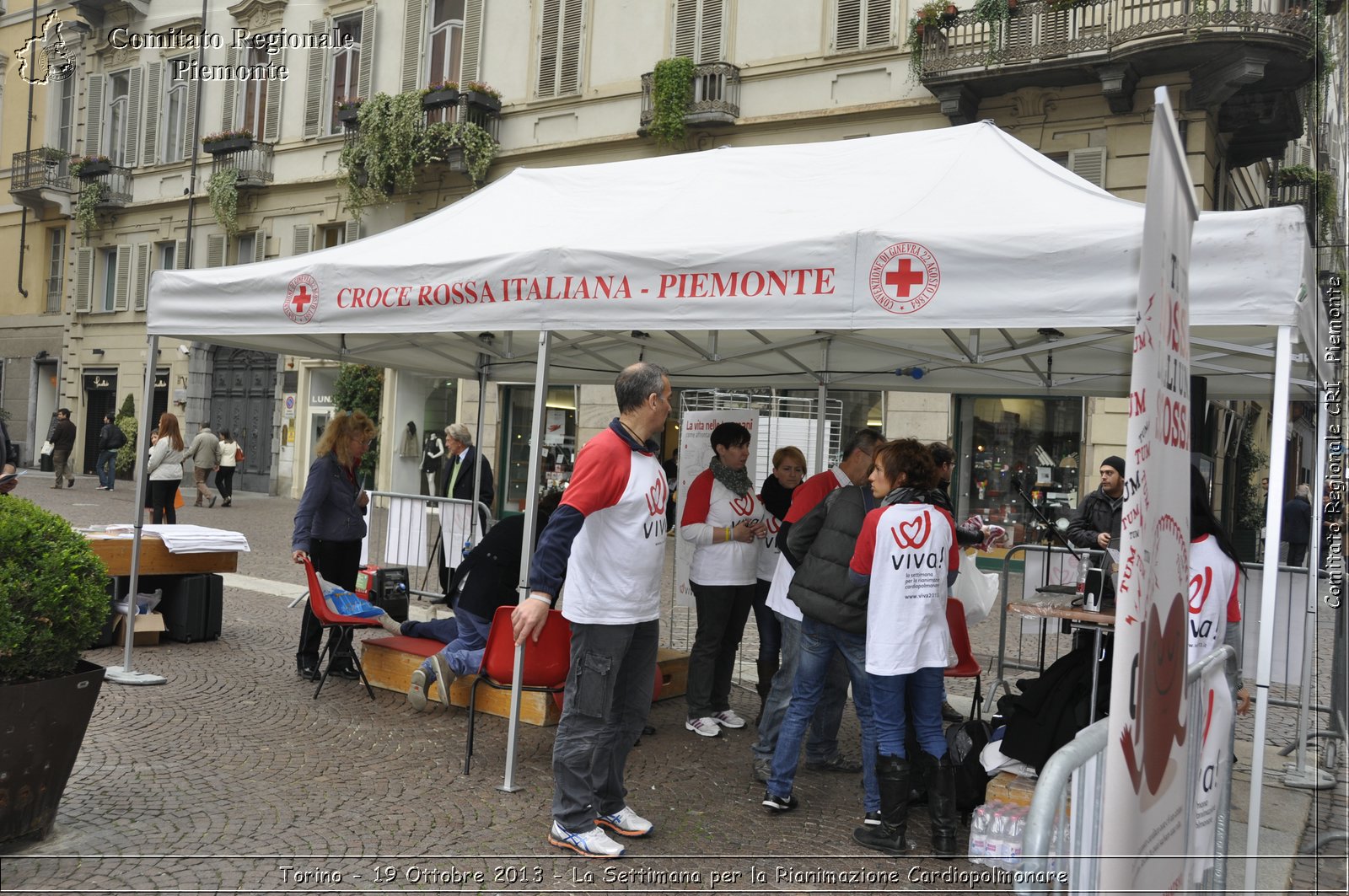 Torino - 19 Ottobre 2013 - La Settimana per la Rianimazione Cardiopolmonare - Croce Rossa Italiana - Comitato Regionale del Piemonte