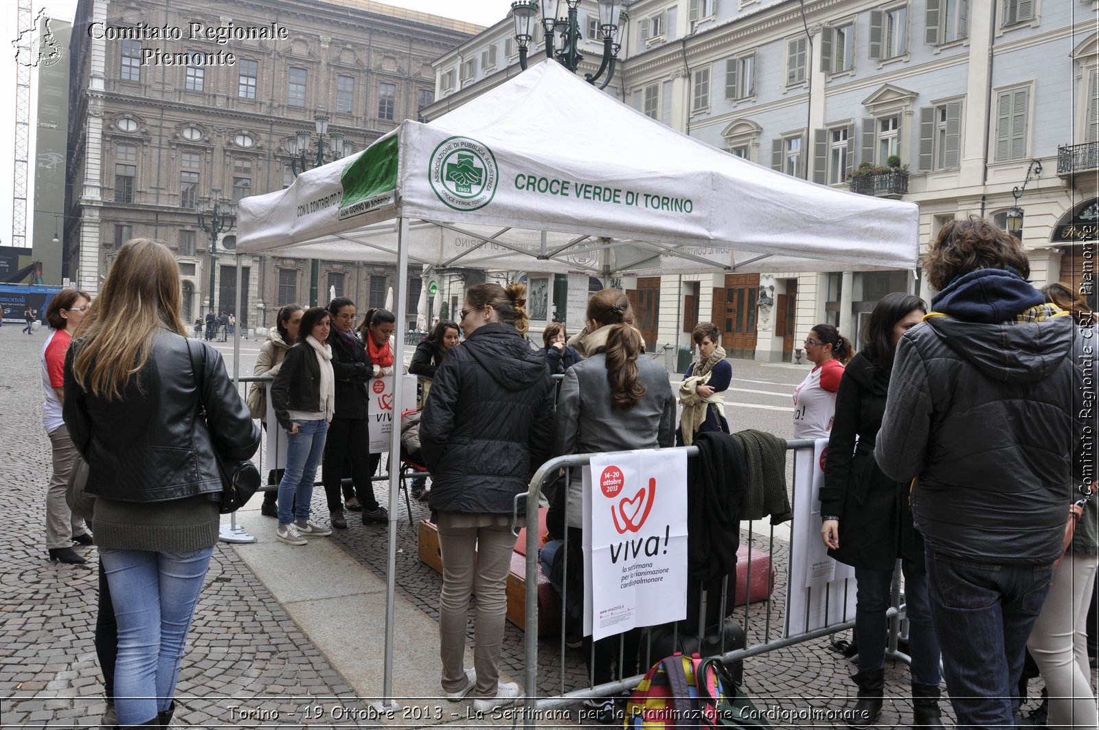 Torino - 19 Ottobre 2013 - La Settimana per la Rianimazione Cardiopolmonare - Croce Rossa Italiana - Comitato Regionale del Piemonte