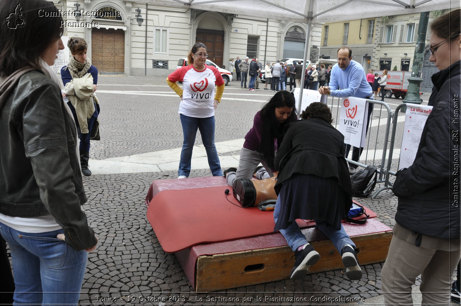 Torino - 19 Ottobre 2013 - La Settimana per la Rianimazione Cardiopolmonare - Croce Rossa Italiana - Comitato Regionale del Piemonte