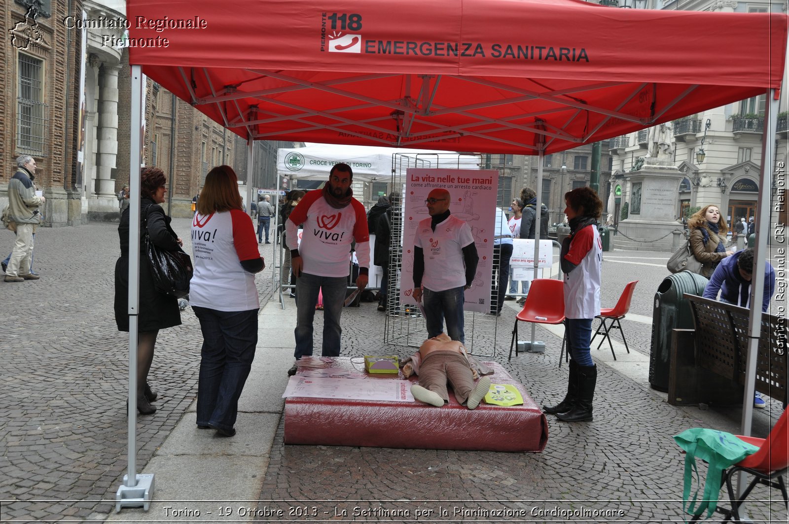 Torino - 19 Ottobre 2013 - La Settimana per la Rianimazione Cardiopolmonare - Croce Rossa Italiana - Comitato Regionale del Piemonte