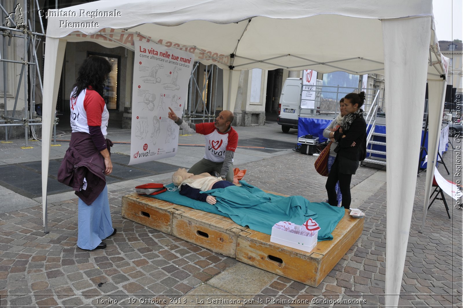 Torino - 19 Ottobre 2013 - La Settimana per la Rianimazione Cardiopolmonare - Croce Rossa Italiana - Comitato Regionale del Piemonte