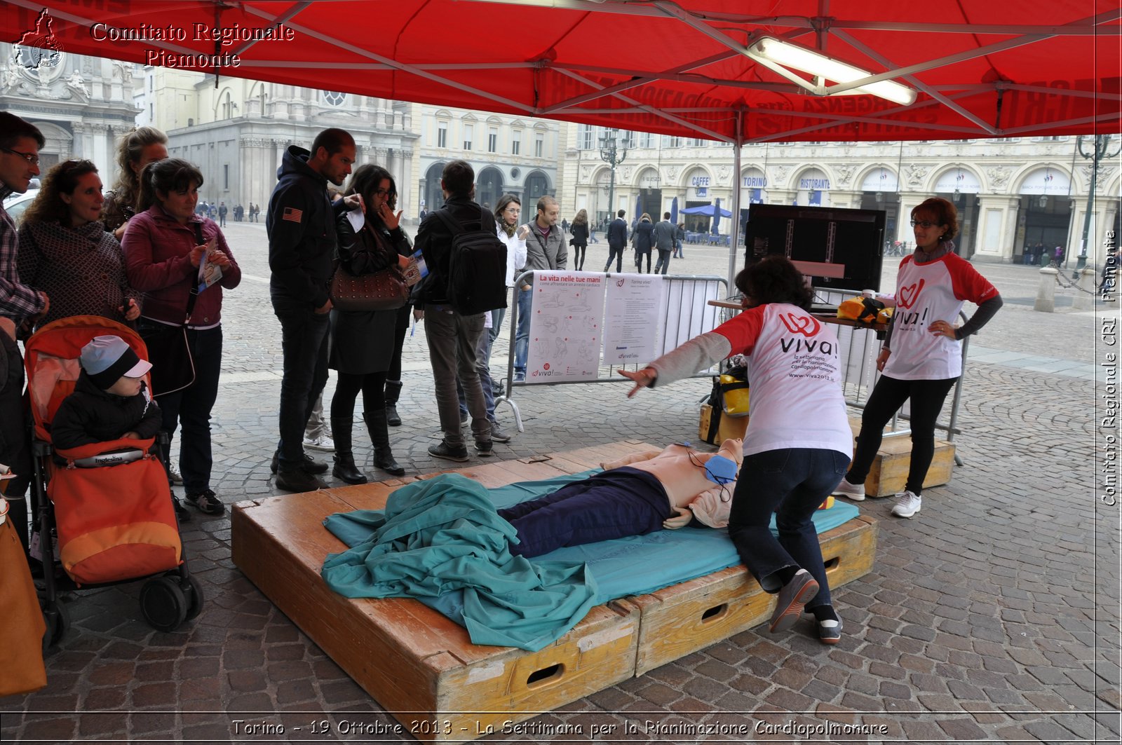 Torino - 19 Ottobre 2013 - La Settimana per la Rianimazione Cardiopolmonare - Croce Rossa Italiana - Comitato Regionale del Piemonte