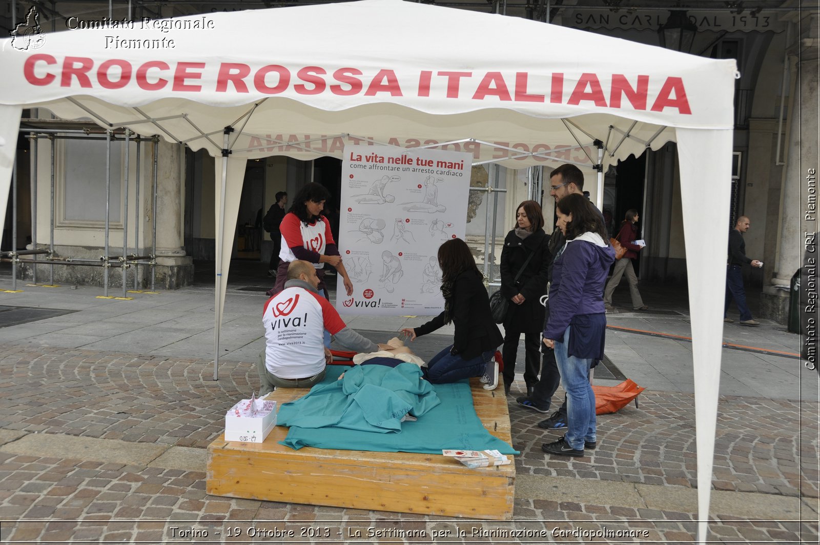 Torino - 19 Ottobre 2013 - La Settimana per la Rianimazione Cardiopolmonare - Croce Rossa Italiana - Comitato Regionale del Piemonte