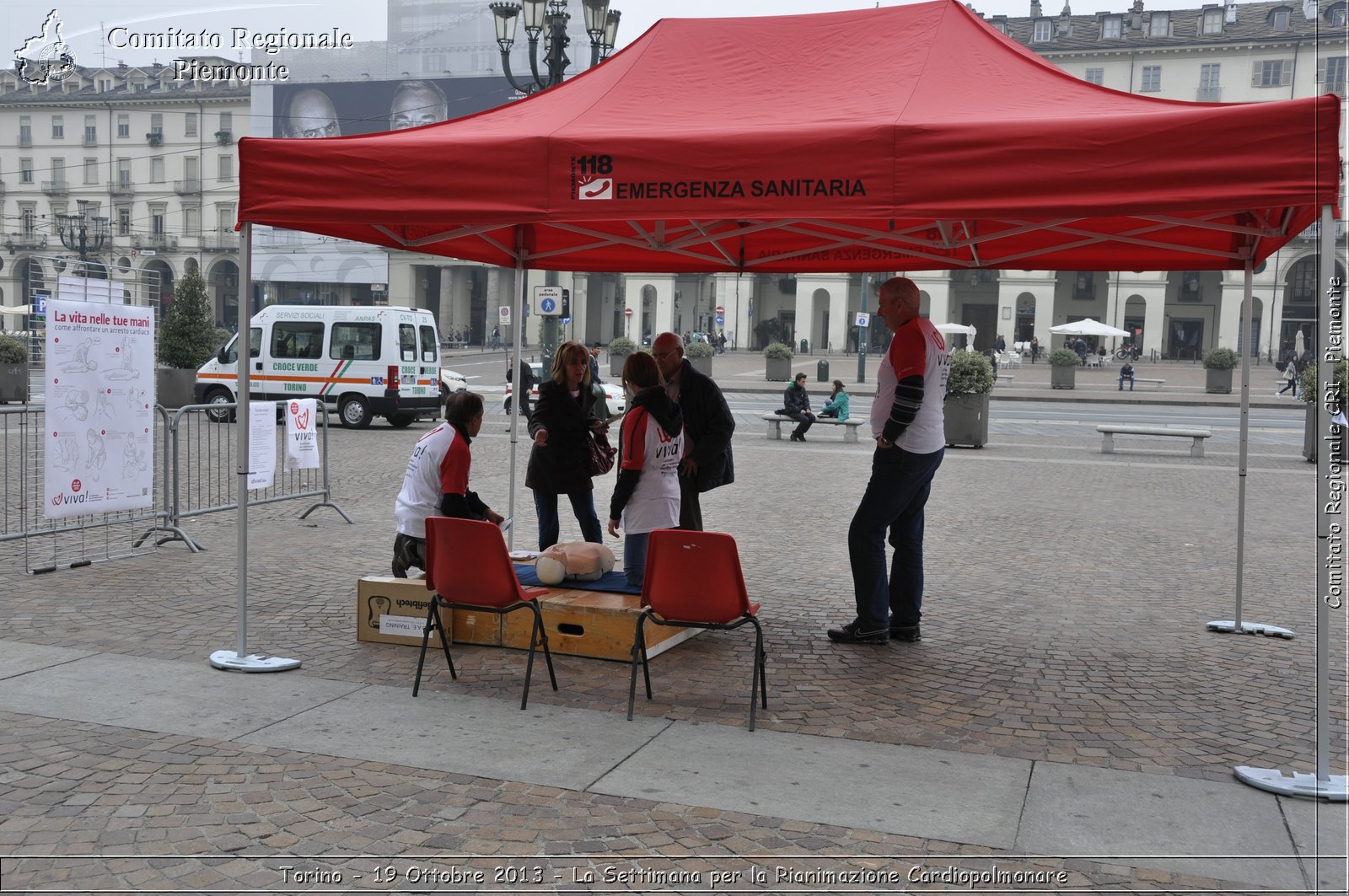 Torino - 19 Ottobre 2013 - La Settimana per la Rianimazione Cardiopolmonare - Croce Rossa Italiana - Comitato Regionale del Piemonte