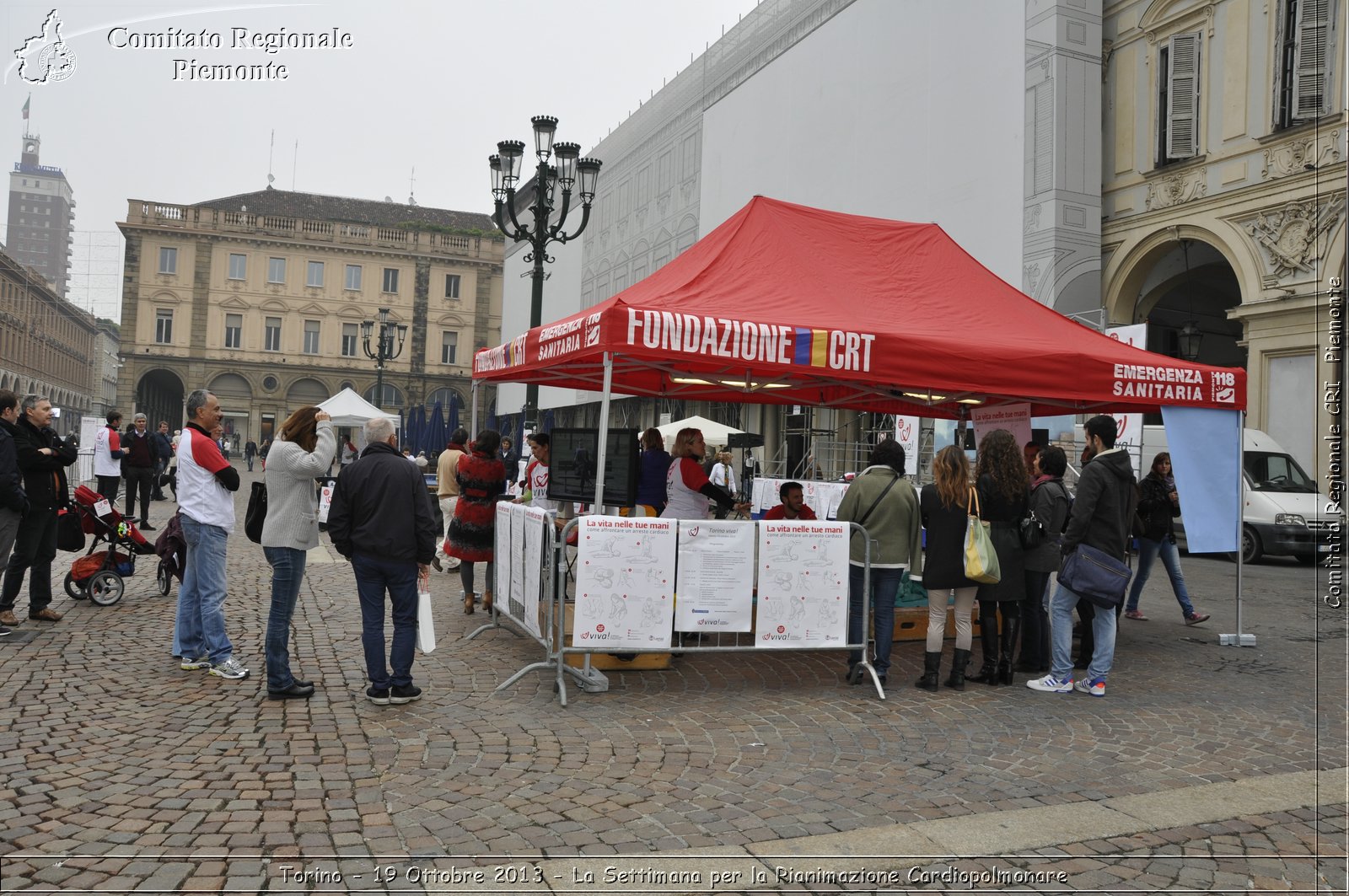 Torino - 19 Ottobre 2013 - La Settimana per la Rianimazione Cardiopolmonare - Croce Rossa Italiana - Comitato Regionale del Piemonte