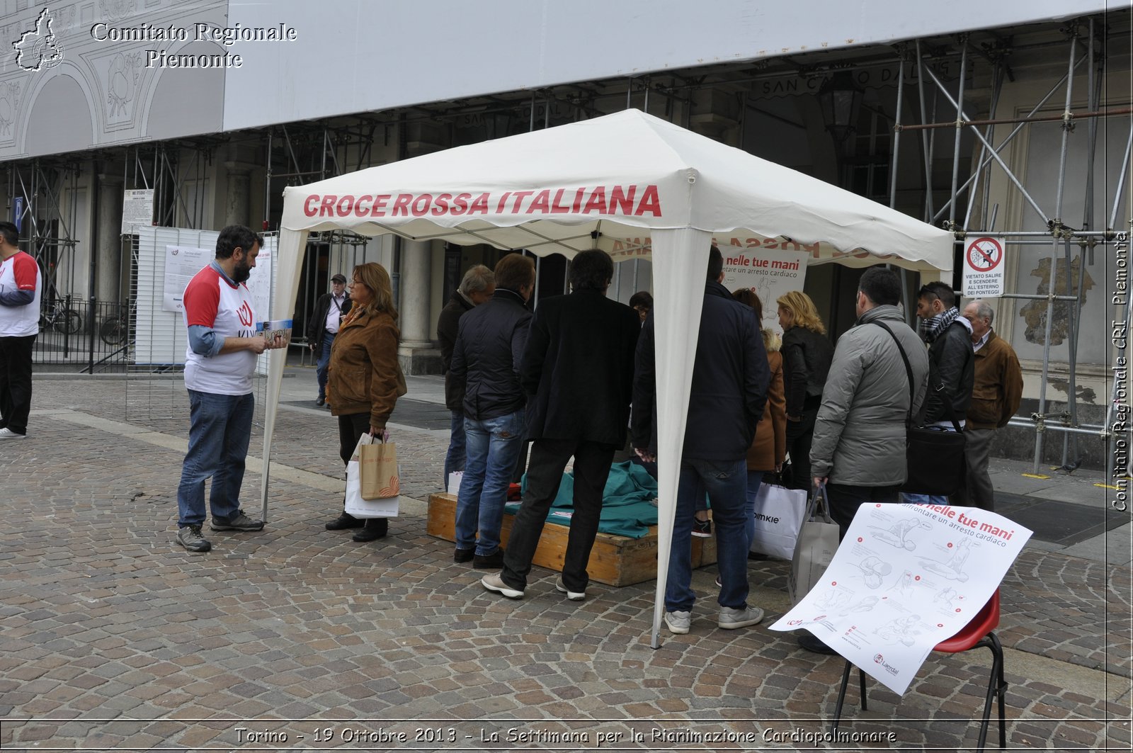 Torino - 19 Ottobre 2013 - La Settimana per la Rianimazione Cardiopolmonare - Croce Rossa Italiana - Comitato Regionale del Piemonte