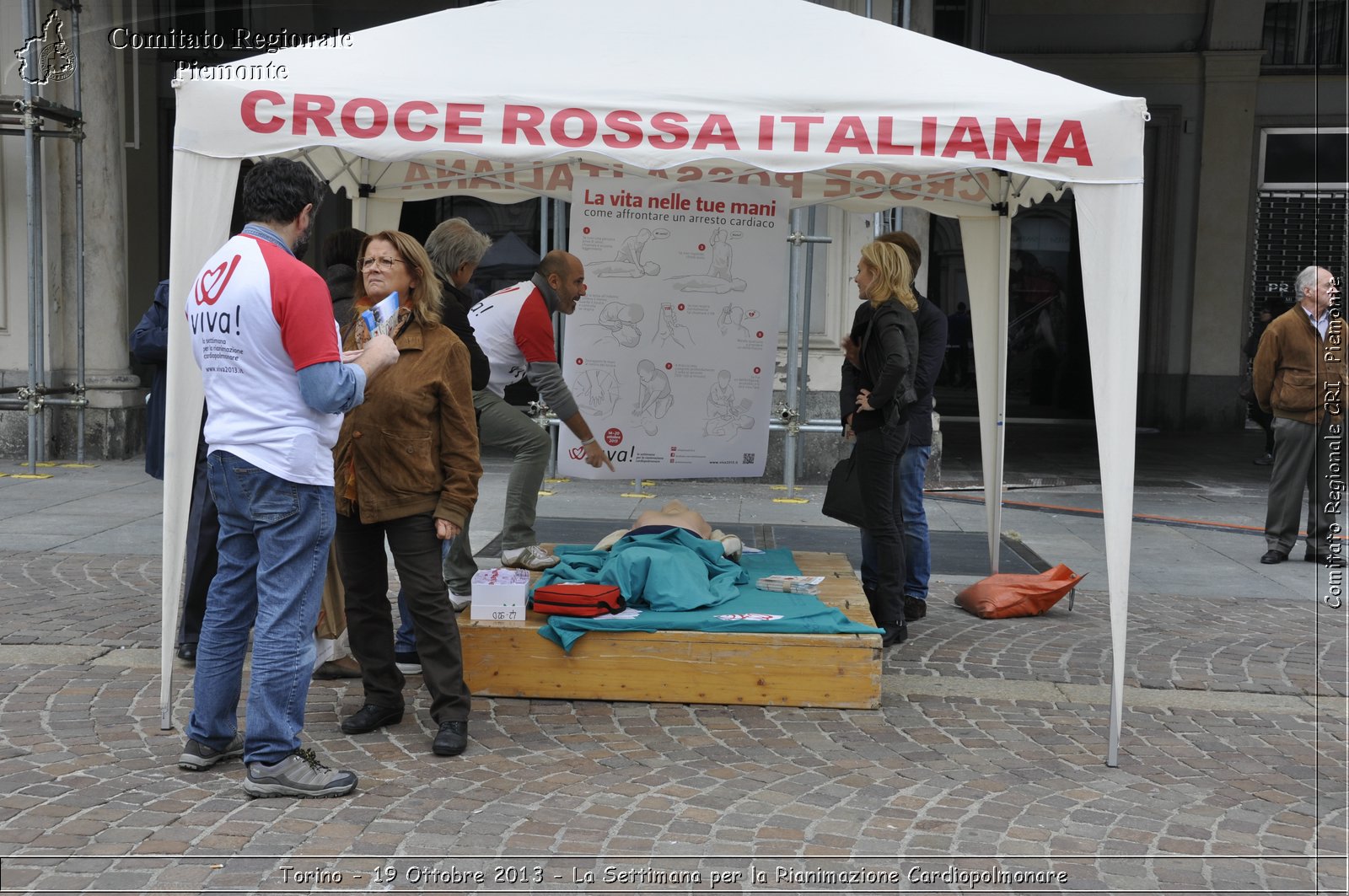 Torino - 19 Ottobre 2013 - La Settimana per la Rianimazione Cardiopolmonare - Croce Rossa Italiana - Comitato Regionale del Piemonte