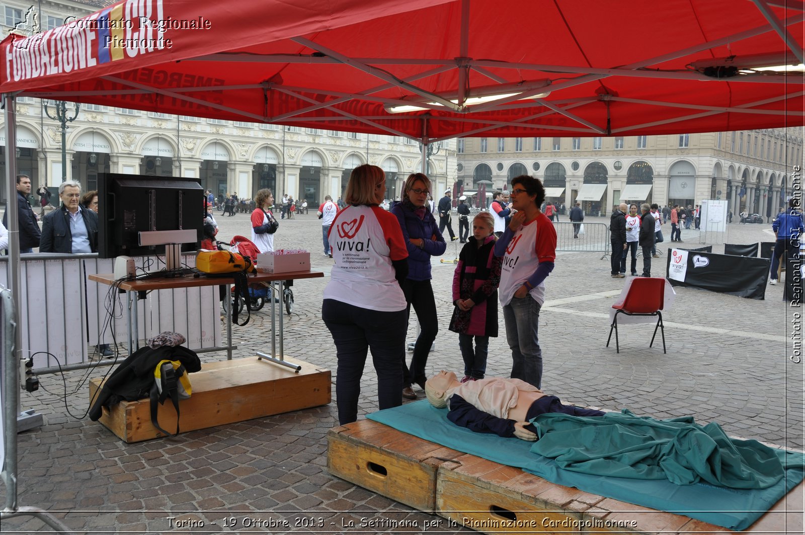 Torino - 19 Ottobre 2013 - La Settimana per la Rianimazione Cardiopolmonare - Croce Rossa Italiana - Comitato Regionale del Piemonte