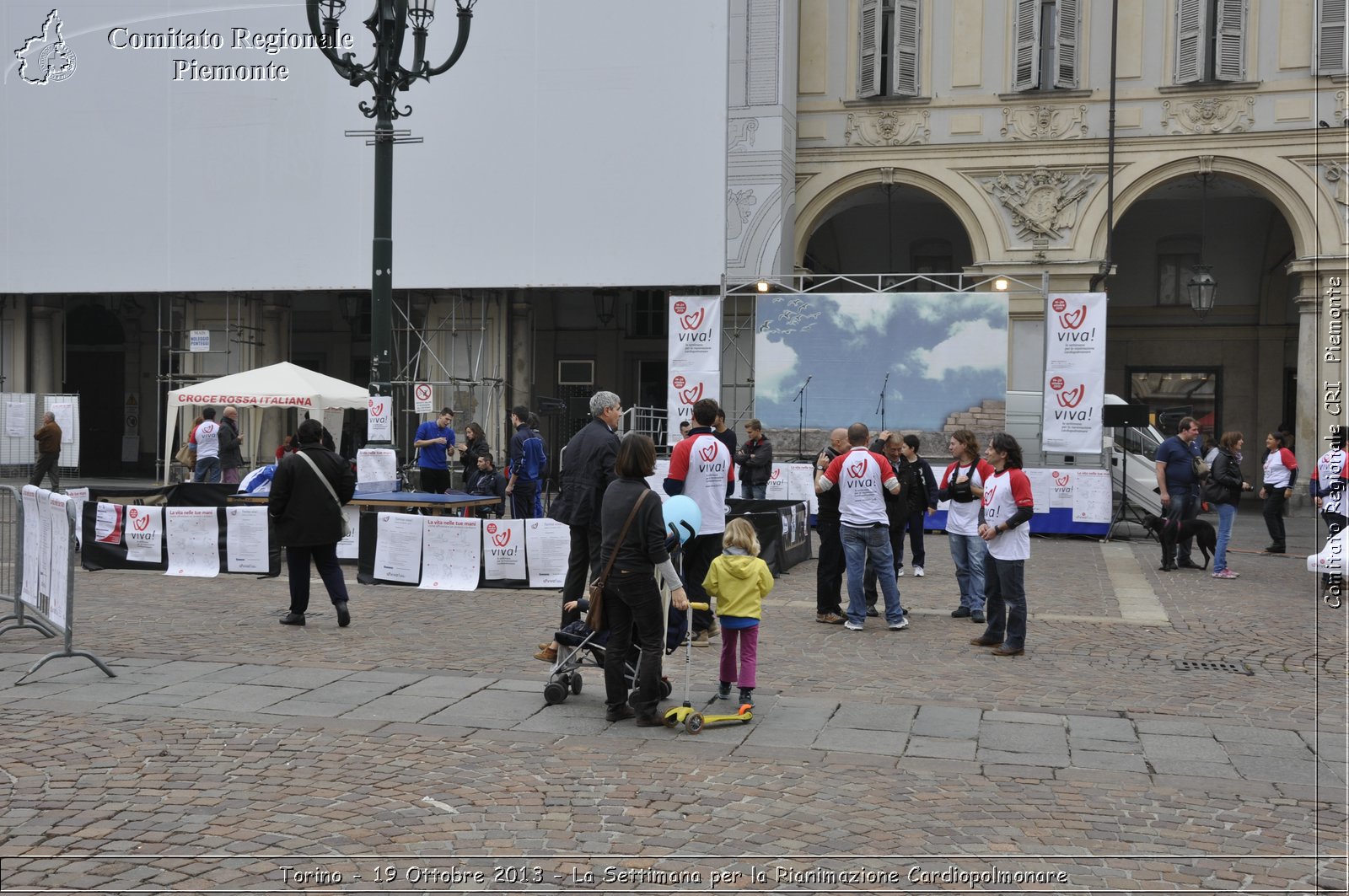 Torino - 19 Ottobre 2013 - La Settimana per la Rianimazione Cardiopolmonare - Croce Rossa Italiana - Comitato Regionale del Piemonte