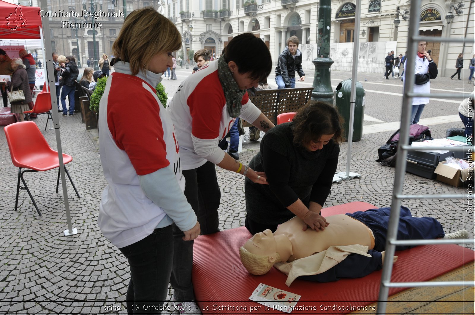 Torino - 19 Ottobre 2013 - La Settimana per la Rianimazione Cardiopolmonare - Croce Rossa Italiana - Comitato Regionale del Piemonte