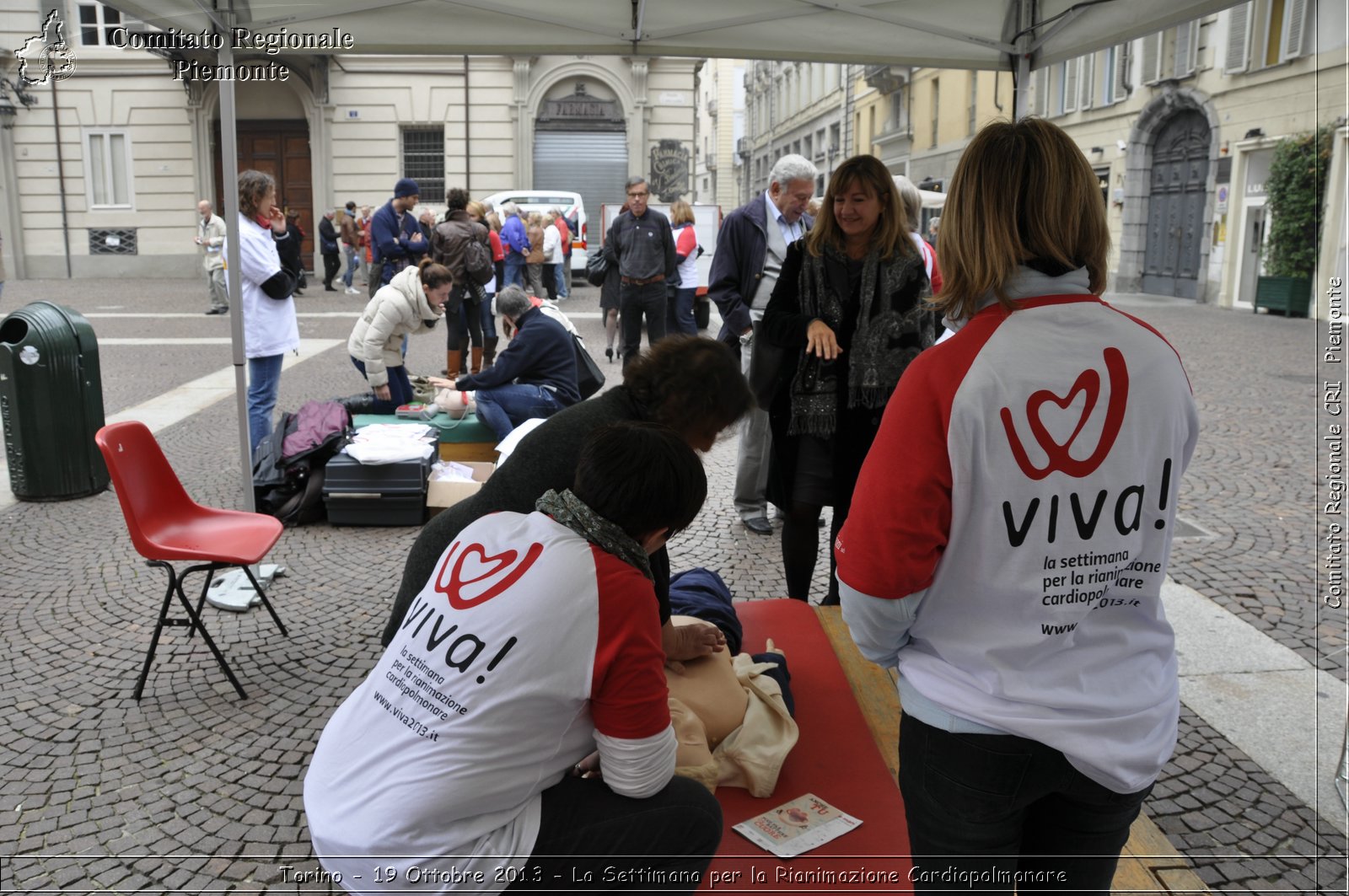 Torino - 19 Ottobre 2013 - La Settimana per la Rianimazione Cardiopolmonare - Croce Rossa Italiana - Comitato Regionale del Piemonte