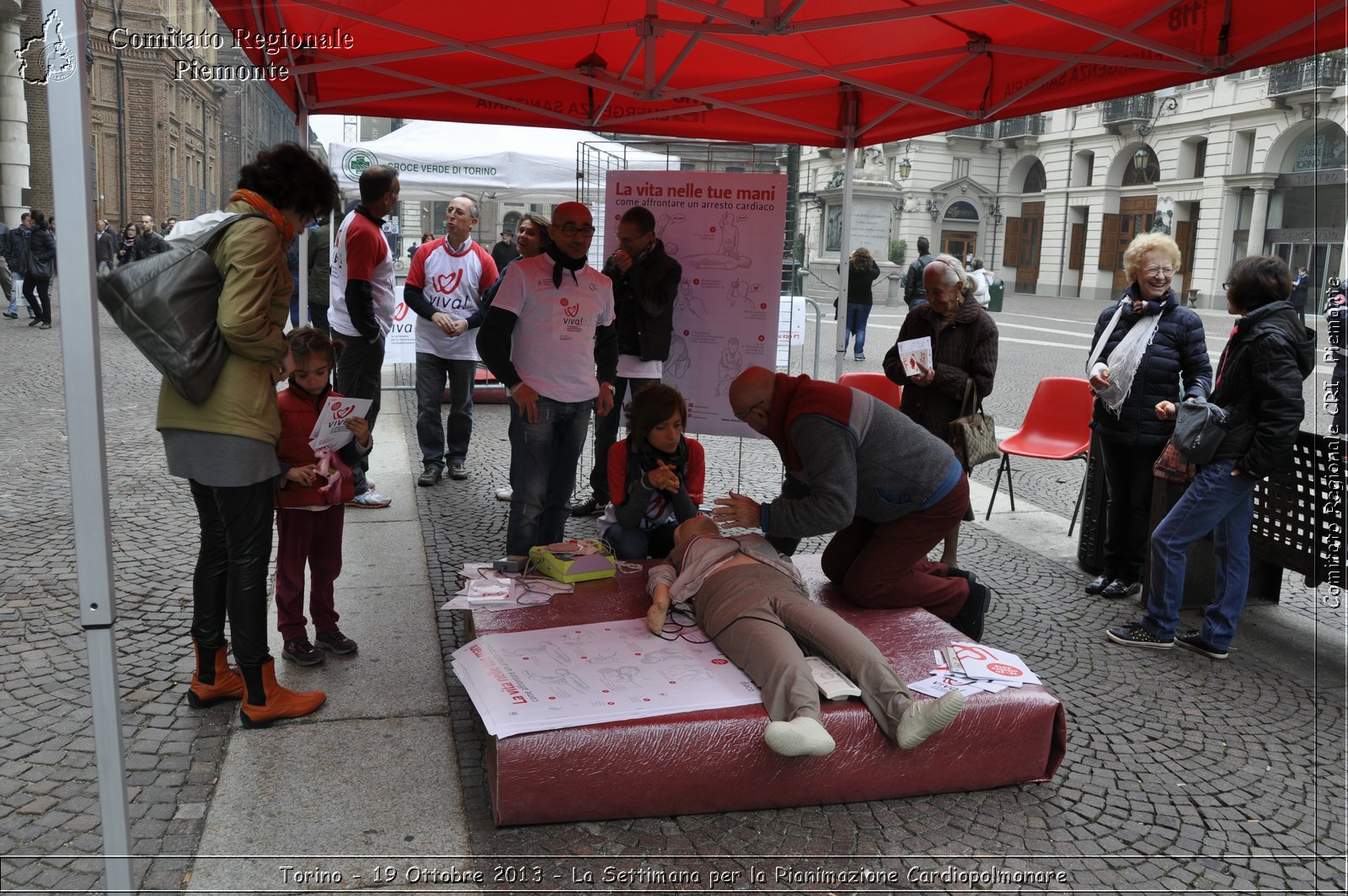 Torino - 19 Ottobre 2013 - La Settimana per la Rianimazione Cardiopolmonare - Croce Rossa Italiana - Comitato Regionale del Piemonte