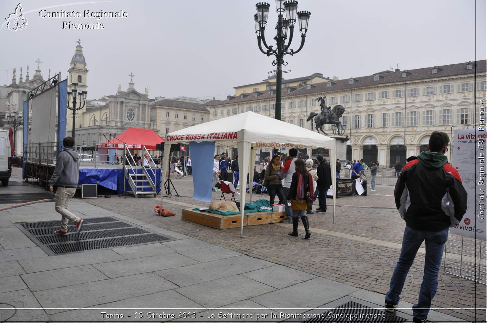 Torino - 19 Ottobre 2013 - La Settimana per la Rianimazione Cardiopolmonare - Croce Rossa Italiana - Comitato Regionale del Piemonte