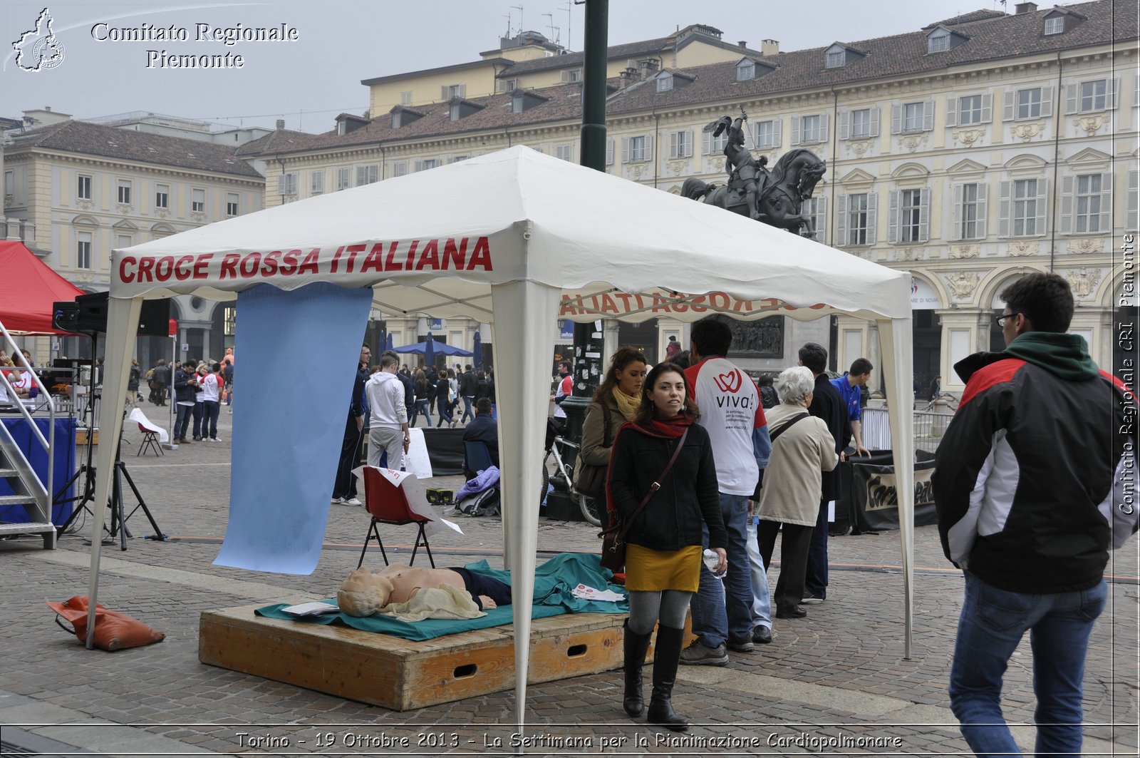 Torino - 19 Ottobre 2013 - La Settimana per la Rianimazione Cardiopolmonare - Croce Rossa Italiana - Comitato Regionale del Piemonte