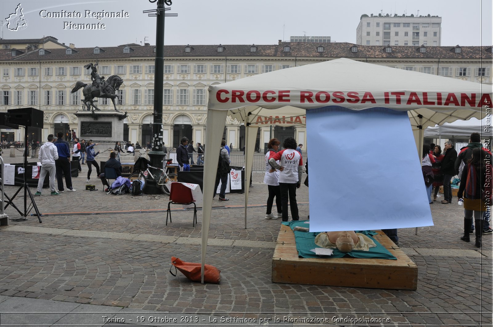 Torino - 19 Ottobre 2013 - La Settimana per la Rianimazione Cardiopolmonare - Croce Rossa Italiana - Comitato Regionale del Piemonte