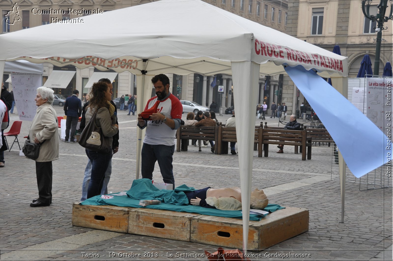 Torino - 19 Ottobre 2013 - La Settimana per la Rianimazione Cardiopolmonare - Croce Rossa Italiana - Comitato Regionale del Piemonte