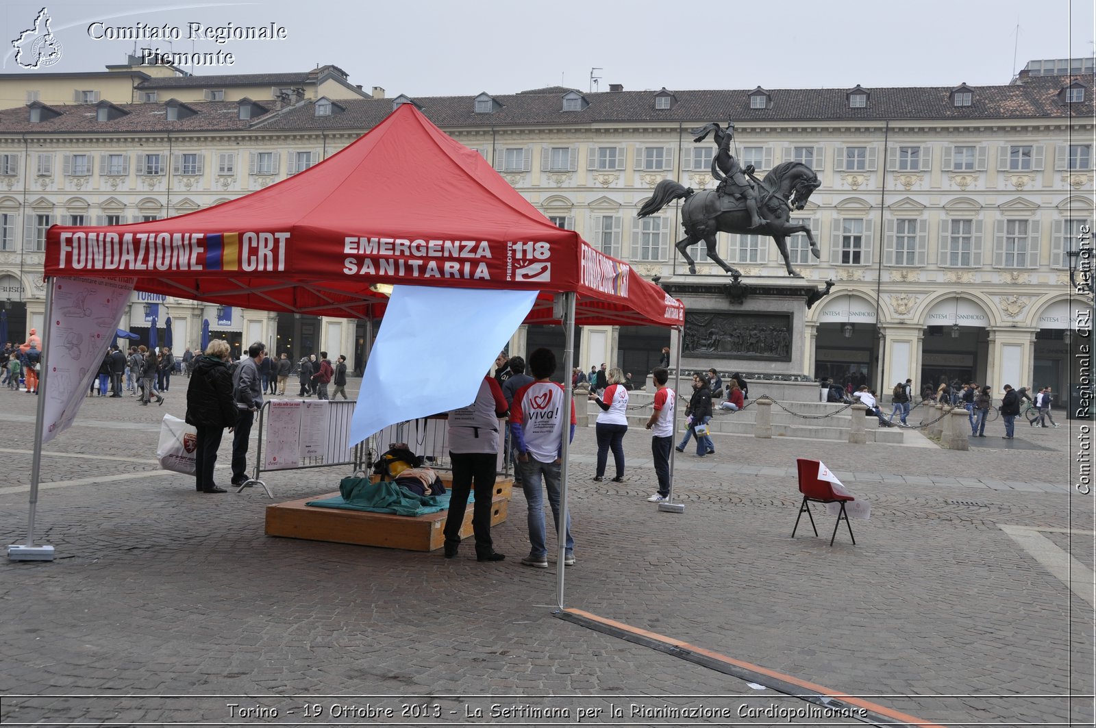 Torino - 19 Ottobre 2013 - La Settimana per la Rianimazione Cardiopolmonare - Croce Rossa Italiana - Comitato Regionale del Piemonte