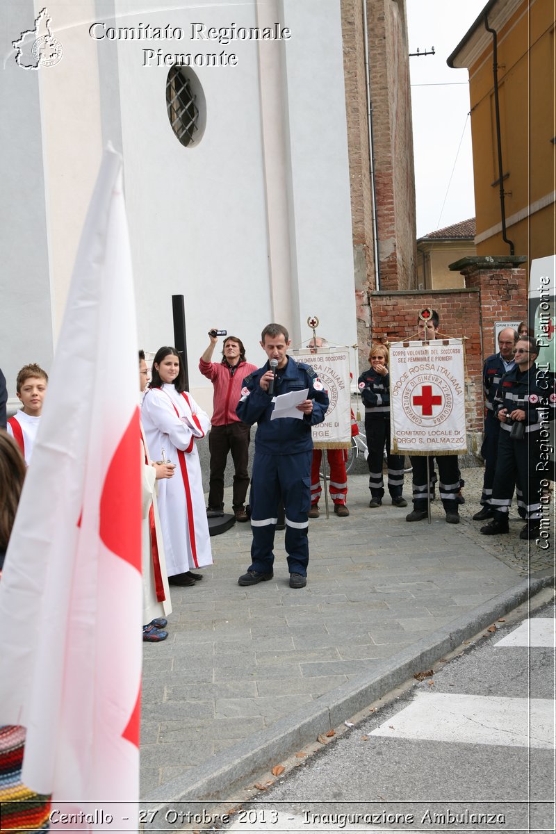 Centallo - 27 Ottobre 2013 - Inaugurazione Ambulanza - Comitato Regionale del Piemonte