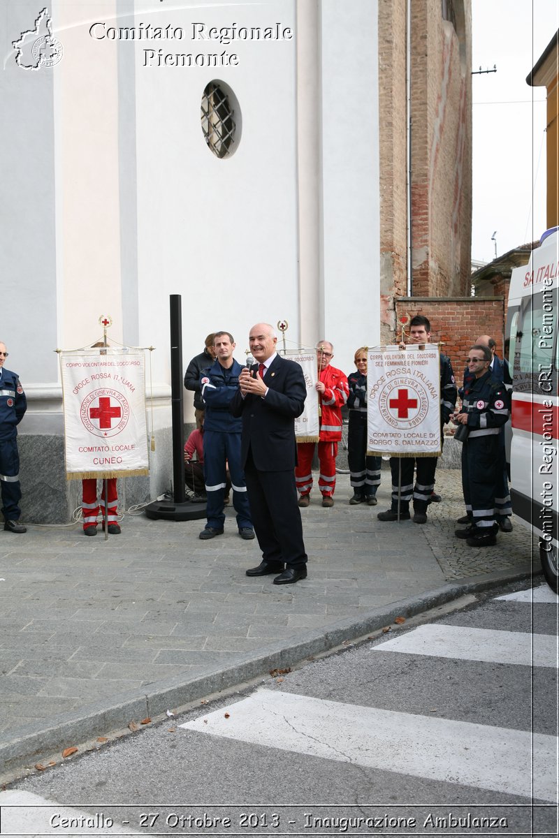 Centallo - 27 Ottobre 2013 - Inaugurazione Ambulanza - Comitato Regionale del Piemonte